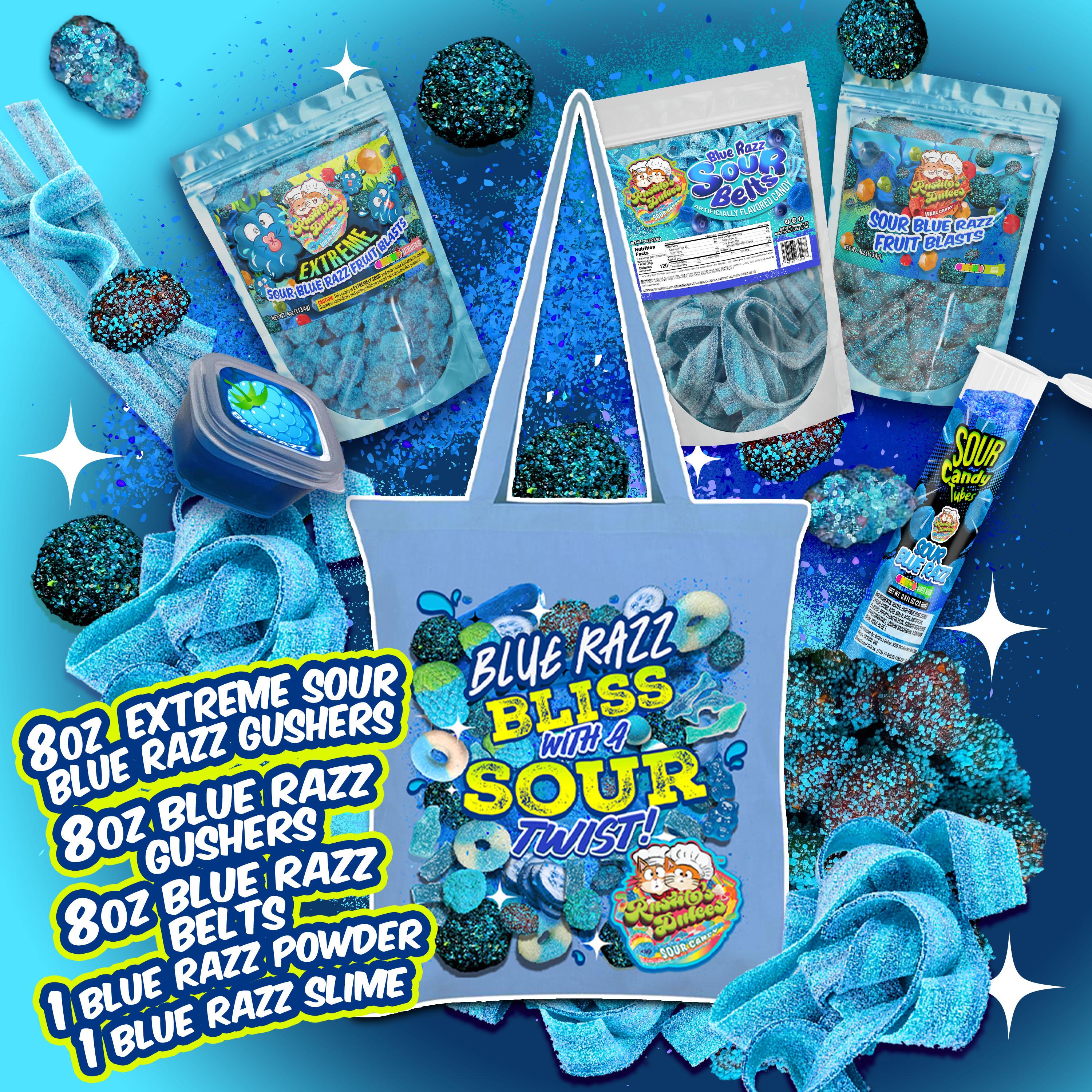 Blue Razz Bliss - Sour Blue Razz Lover’s Bundle with Tote Bag for Ultimate Flavor Experience
