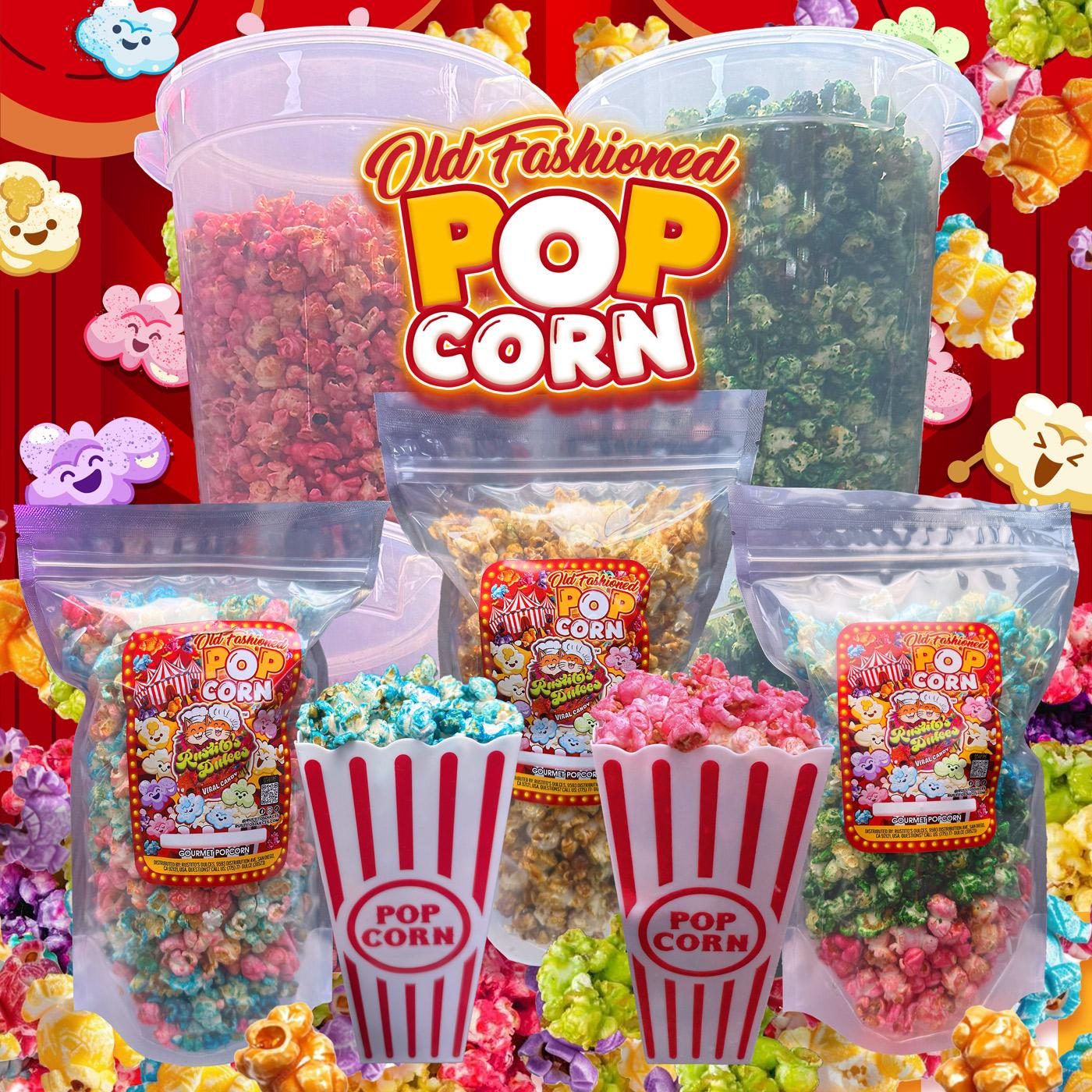 Old Fashioned Gourmet Popcorn - Handcrafted Small Batch Artisan Delight with Crunchy Flavor Variety