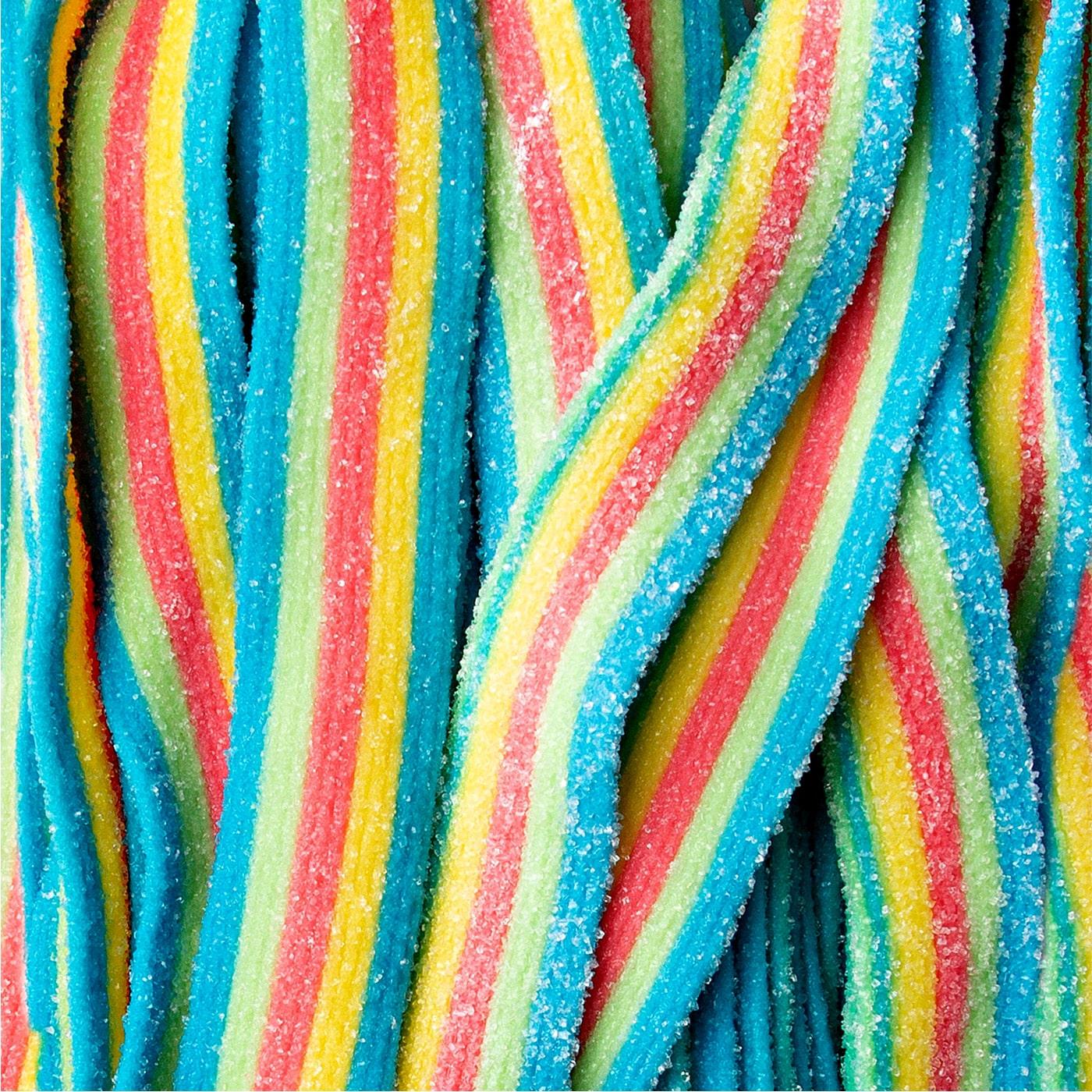 Rainbow Sour Belts - Tangy, Fruity, and Colorful Candy for a Sweet Adventure