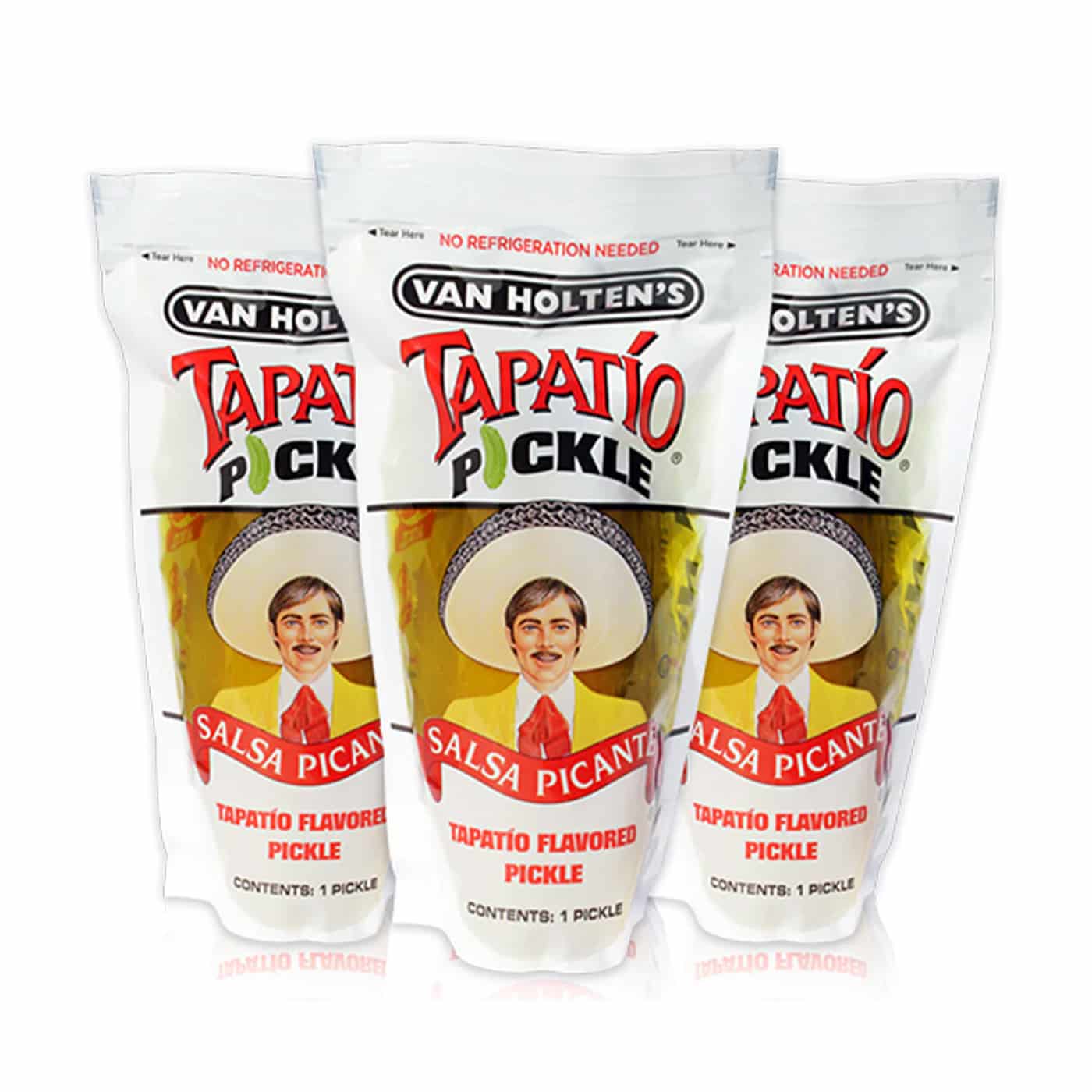 Van Holten's Tapatio Pickle - Spicy Dill Flavored Pickle-in-a-Pouch - Pickled Cucumber Food pickles