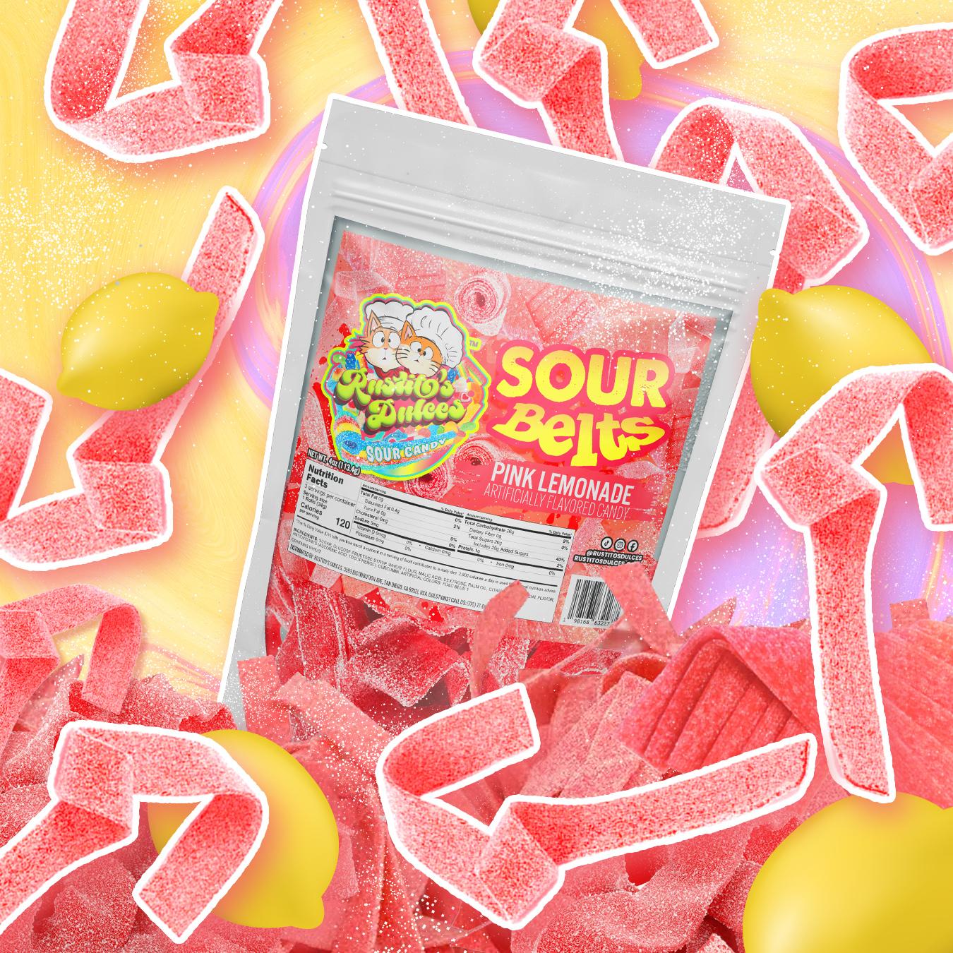 Pink Lemonade Sour Belts