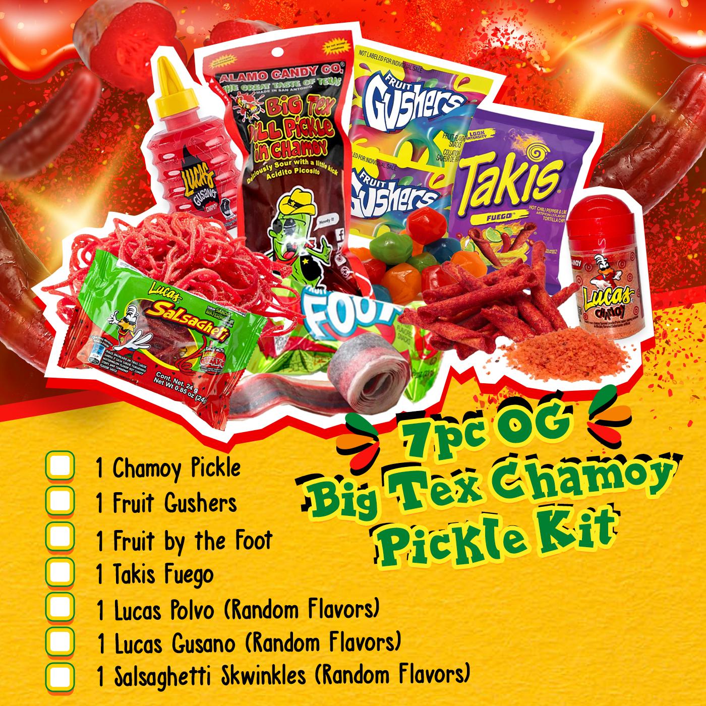 2-Pack OG Chamoy Pickle Kit - Mouth-watering Flavor with a Tangy, Juicy Kick! Sour