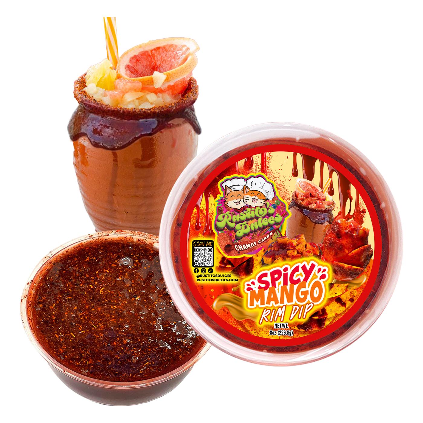 Spicy Mango Rim Dip - Sweet & Tangy Flavor Boost for Snacks and Treats