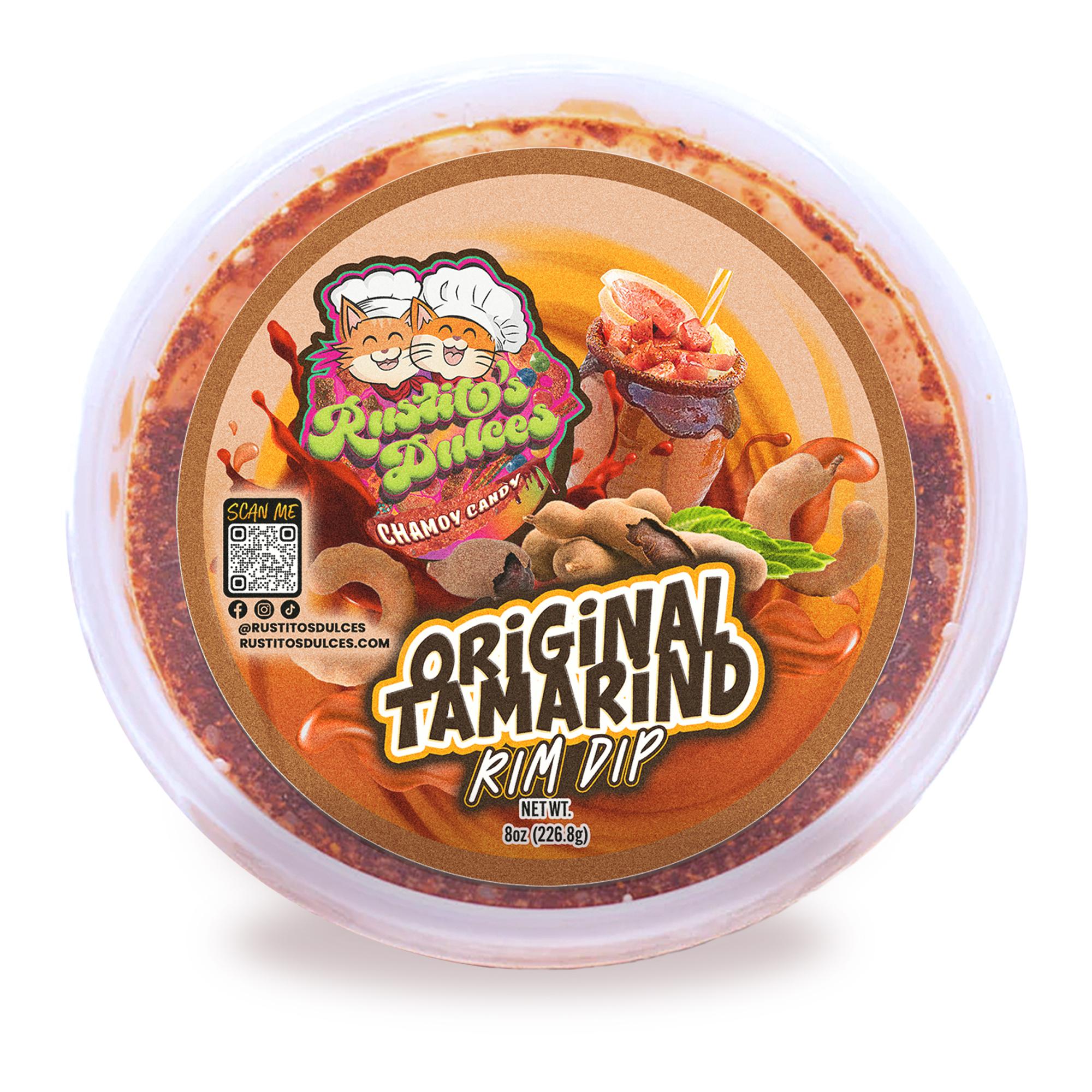 Original Tamarind Rim Dip - Sweet & Spicy Flavor Enhancer for Snacks and Drinks
