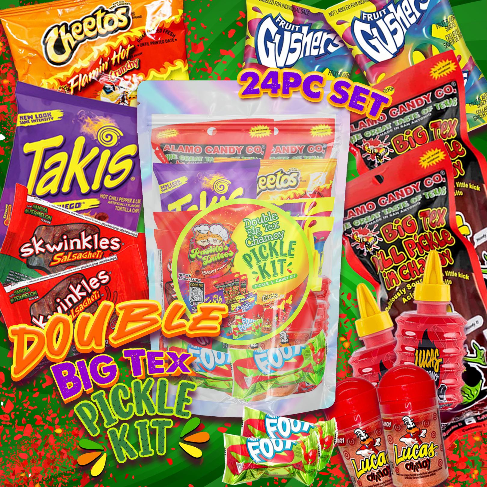 Double Big Tex Chamoy Pickle Kit - Explosive Mix of Sweet, Sour, and Heat!