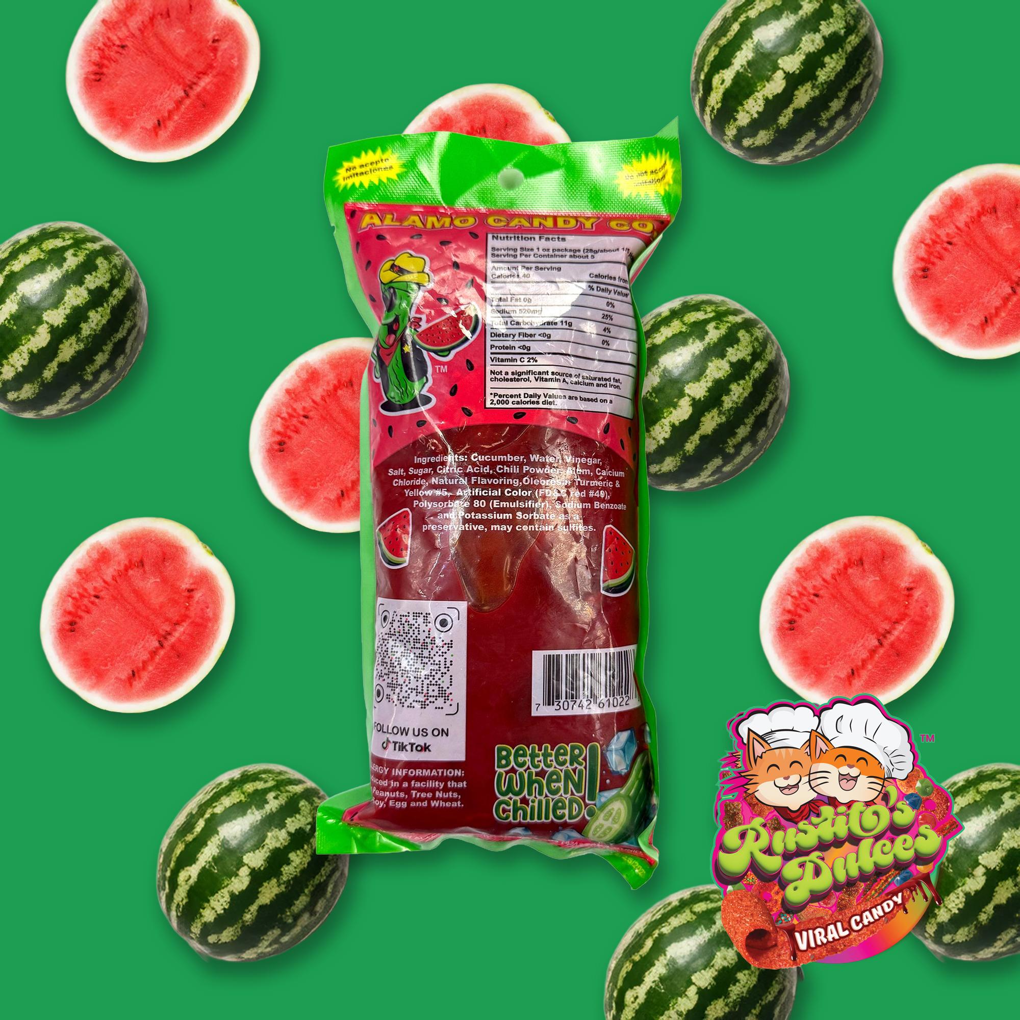 Big Tex Sandia Pickle Slices - Sweet and Tangy Watermelon Flavor