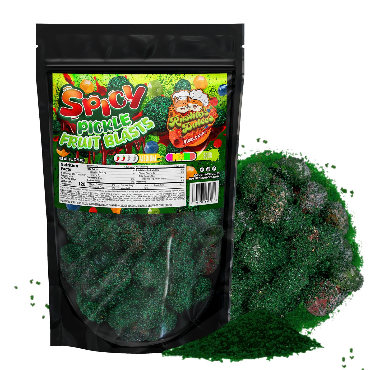 Sour & Spicy Pickle Fruit Blasts Gushers Enchilados A Flavor Explosion for Snack Lovers Tangy Food