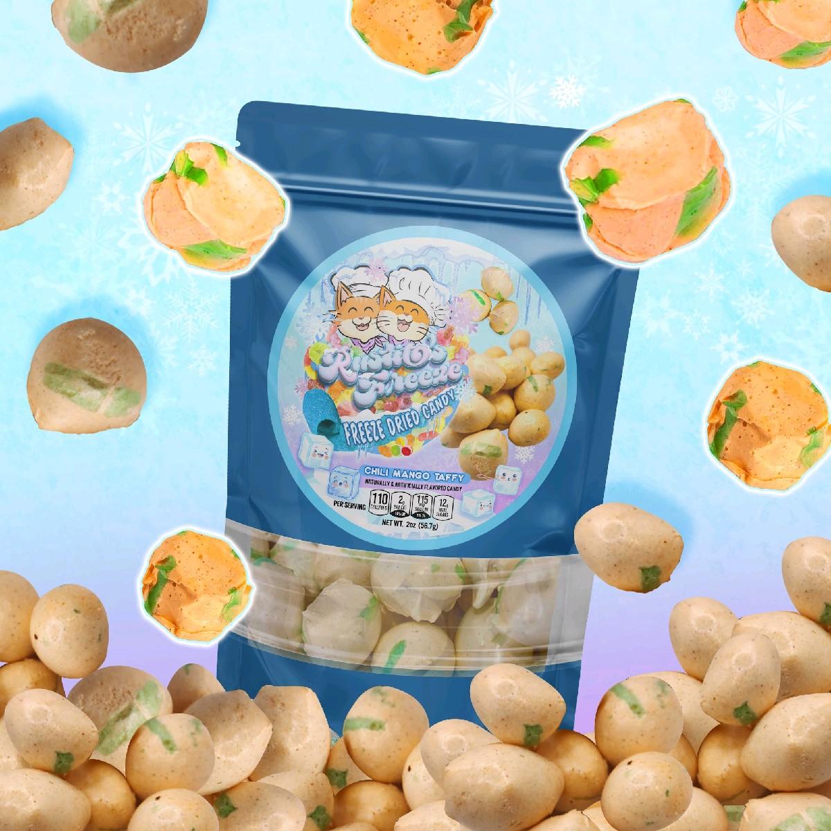 Freeze Dried Chamoy Chili Mango Taffy freeze dried