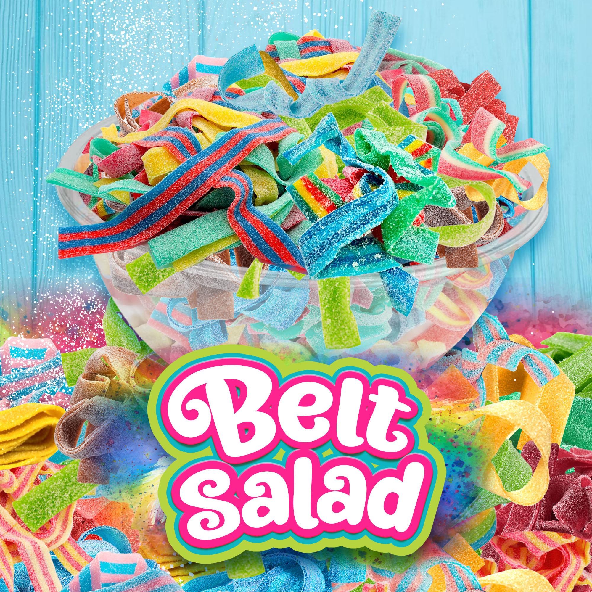 Sour Belt Salad with Customizable Toppers - Mix of Flavors for a Unique Taste Experience