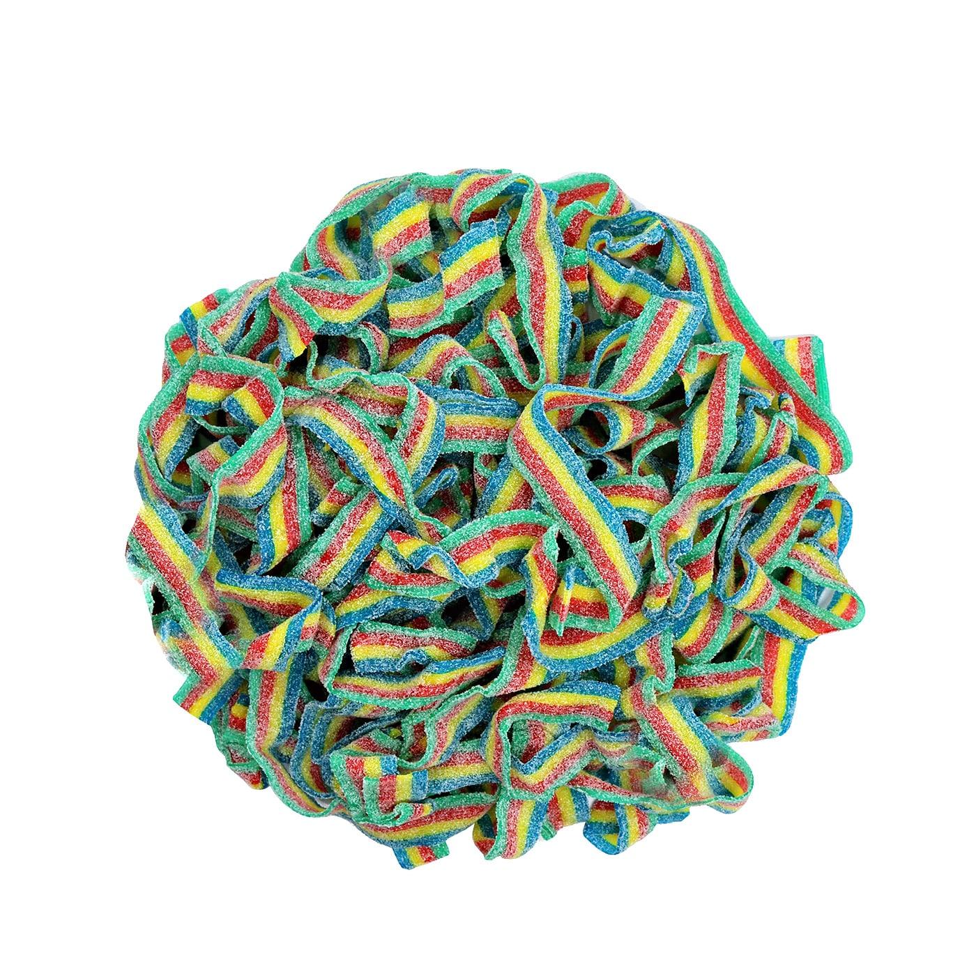 Rainbow Sour Belts - Tangy, Fruity, and Colorful Candy for a Sweet Adventure