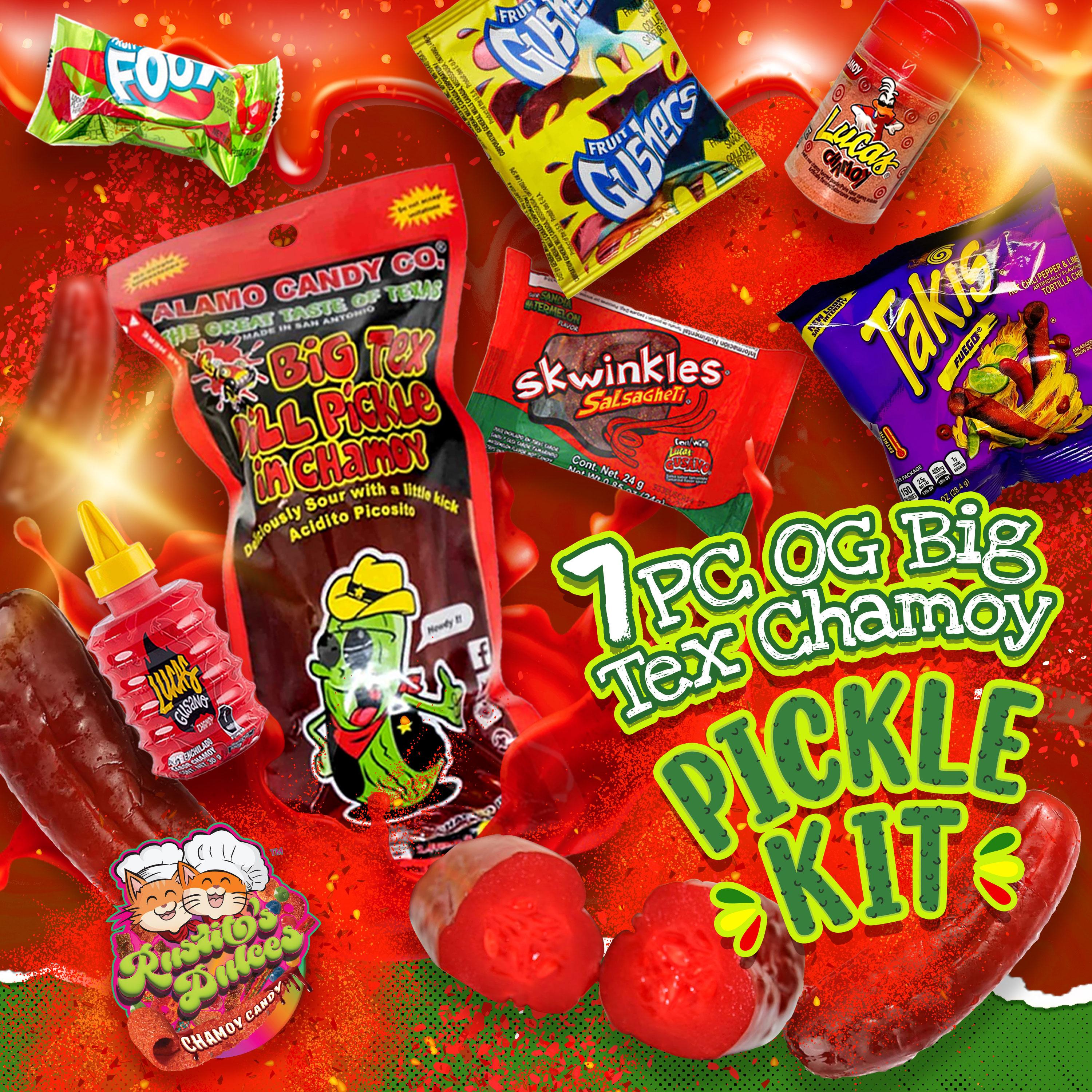 2-Pack OG Chamoy Pickle Kit - Mouth-watering Flavor with a Tangy, Juicy Kick! Sour