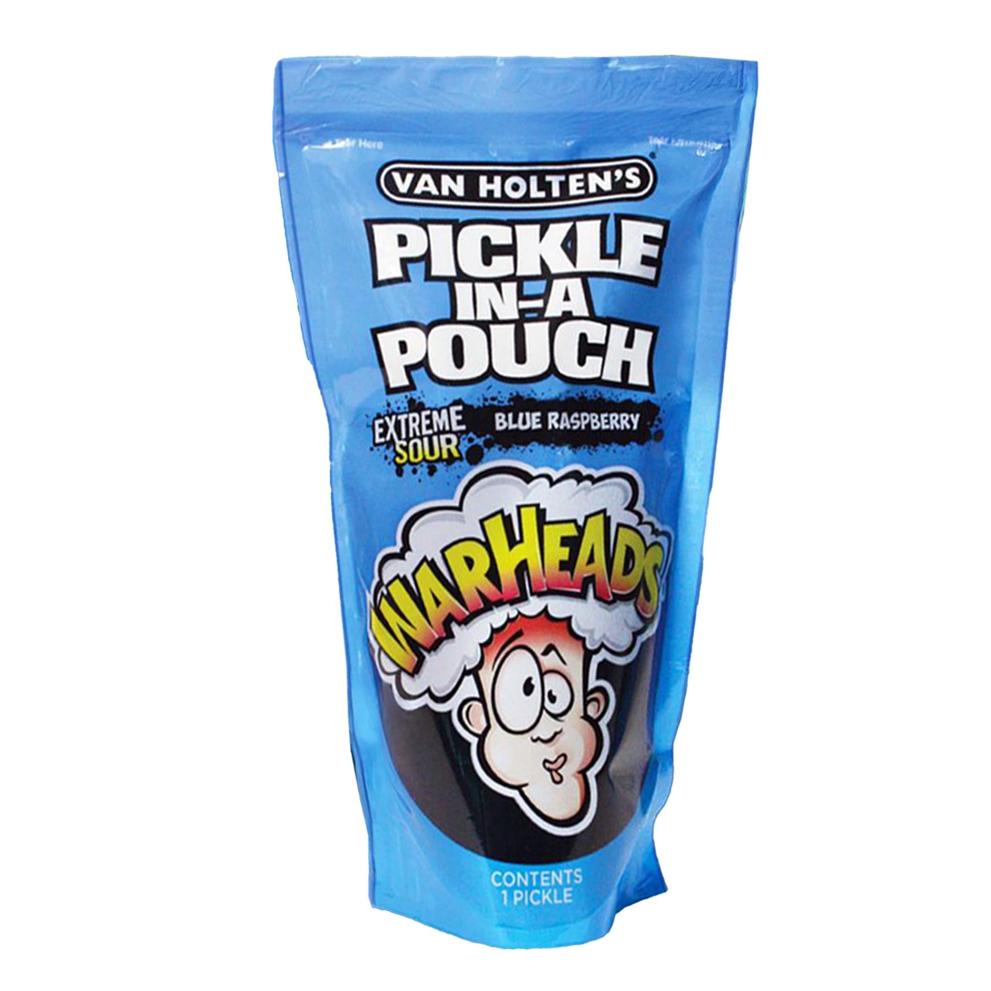 Warheads Sour Blue Razz Pickle - The Ultimate Pucker Punch