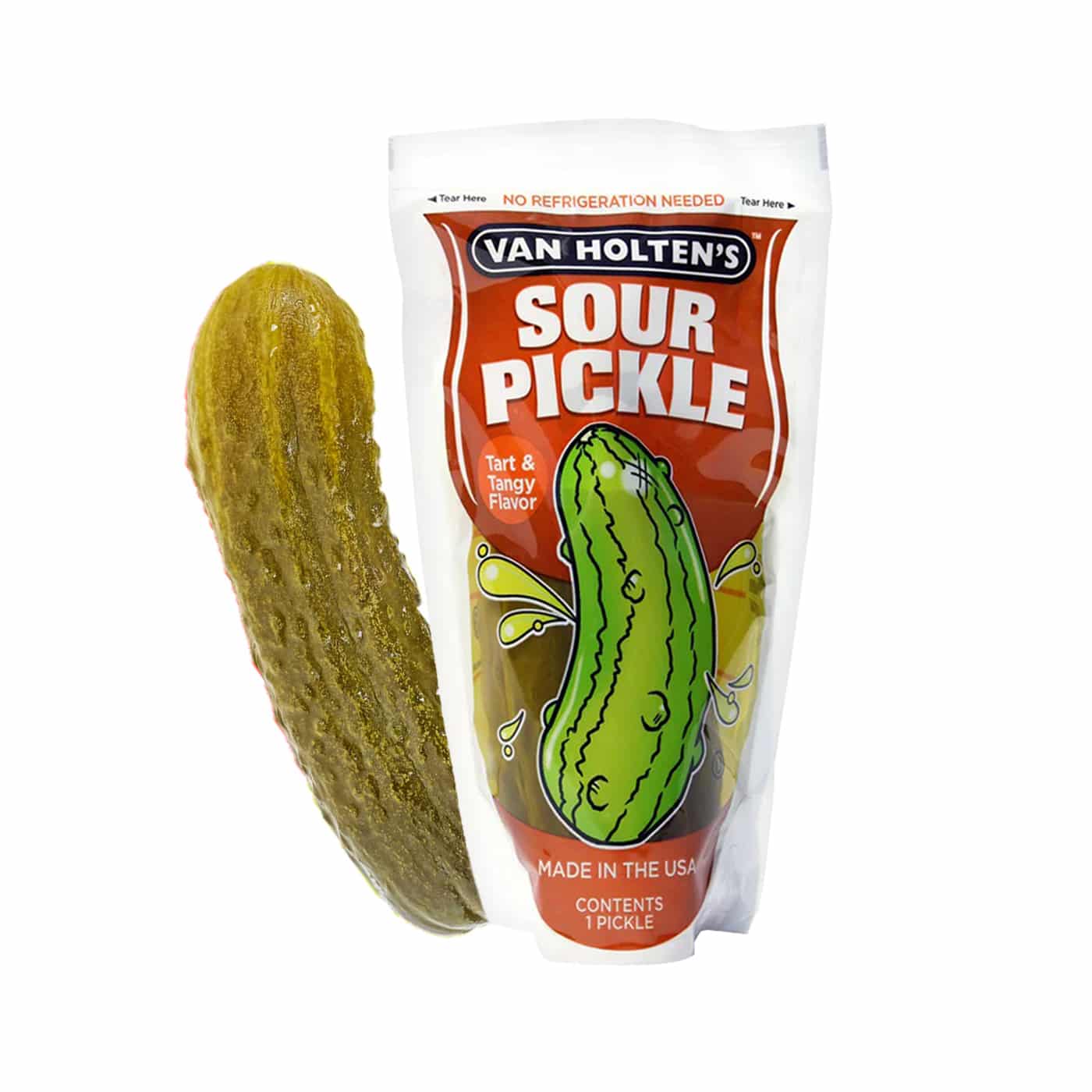 Van Holten's Large Sour Pickle - Dill Flavored Pickled Cucumber pickles