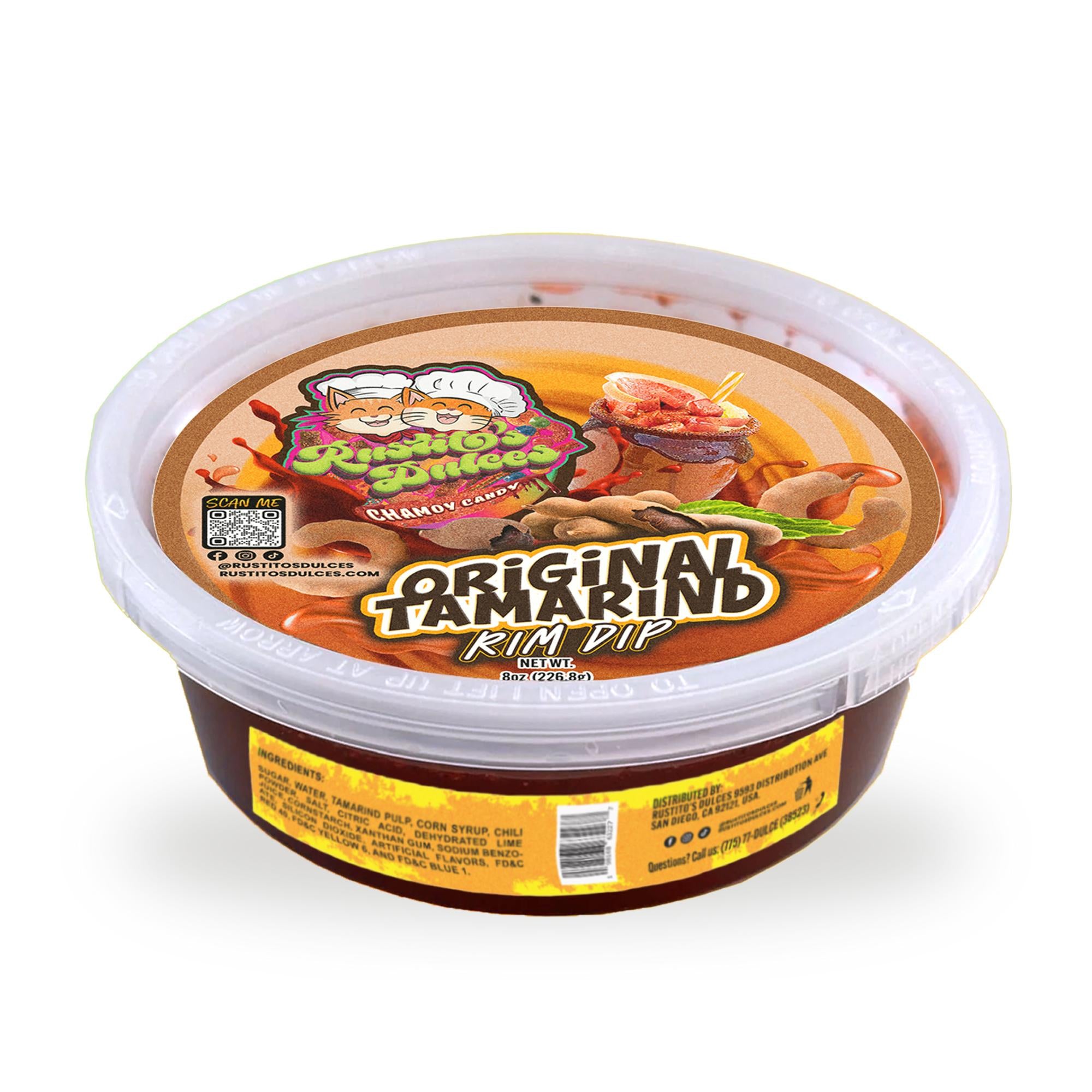 Original Tamarind Rim Dip - Sweet & Spicy Flavor Enhancer for Snacks and Drinks