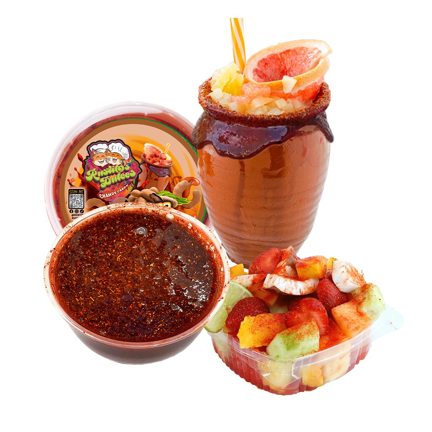 Original Tamarind Rim Dip - Sweet & Spicy Flavor Enhancer for Snacks and Drinks