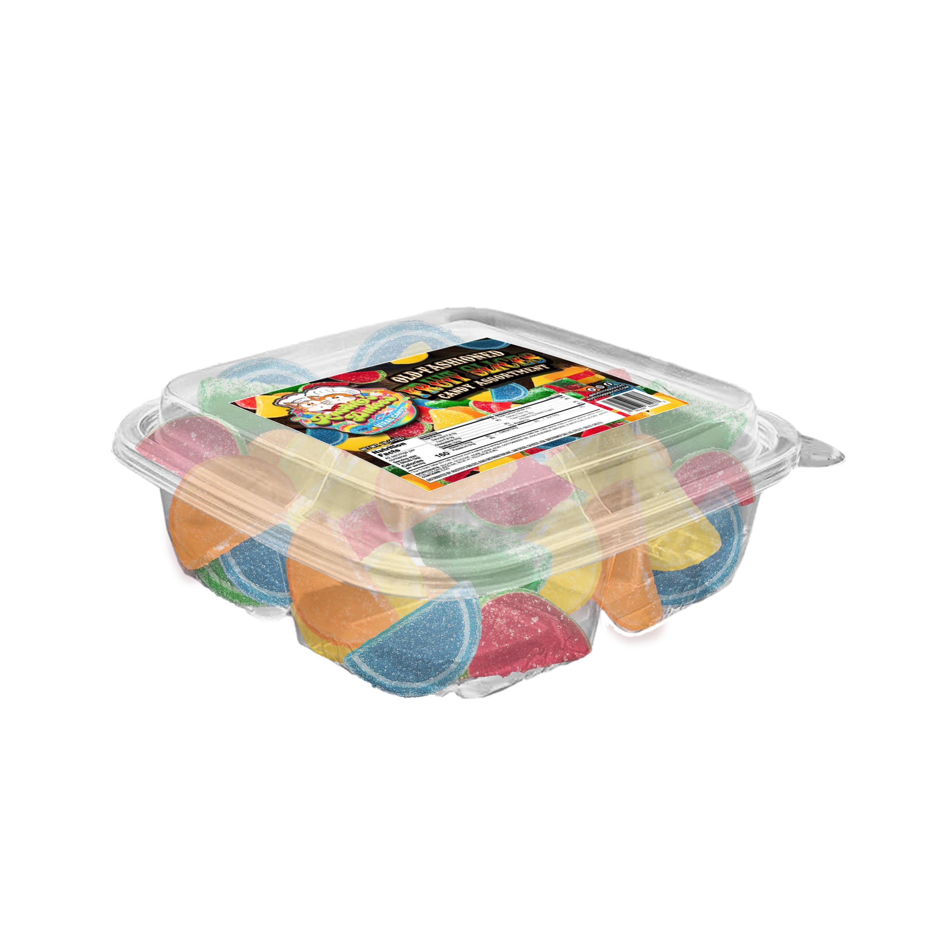 Old-Fashioned Fruit Slice Candy Assortment - Bright, Chewy, Bursting with Flavor