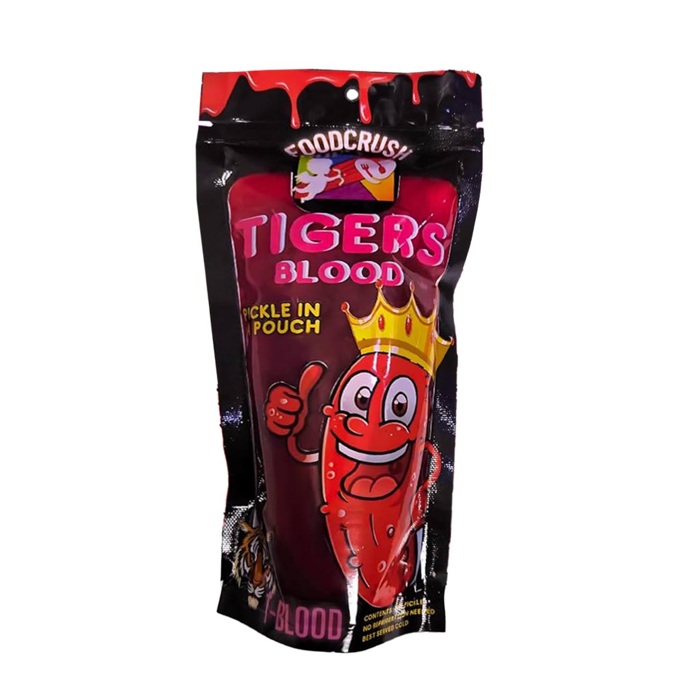 Food Crush Pickle 1pc Individual - Choose Your Flavor Cotton Candy Tangy Blue Razz Lime Grape Mango Snacks