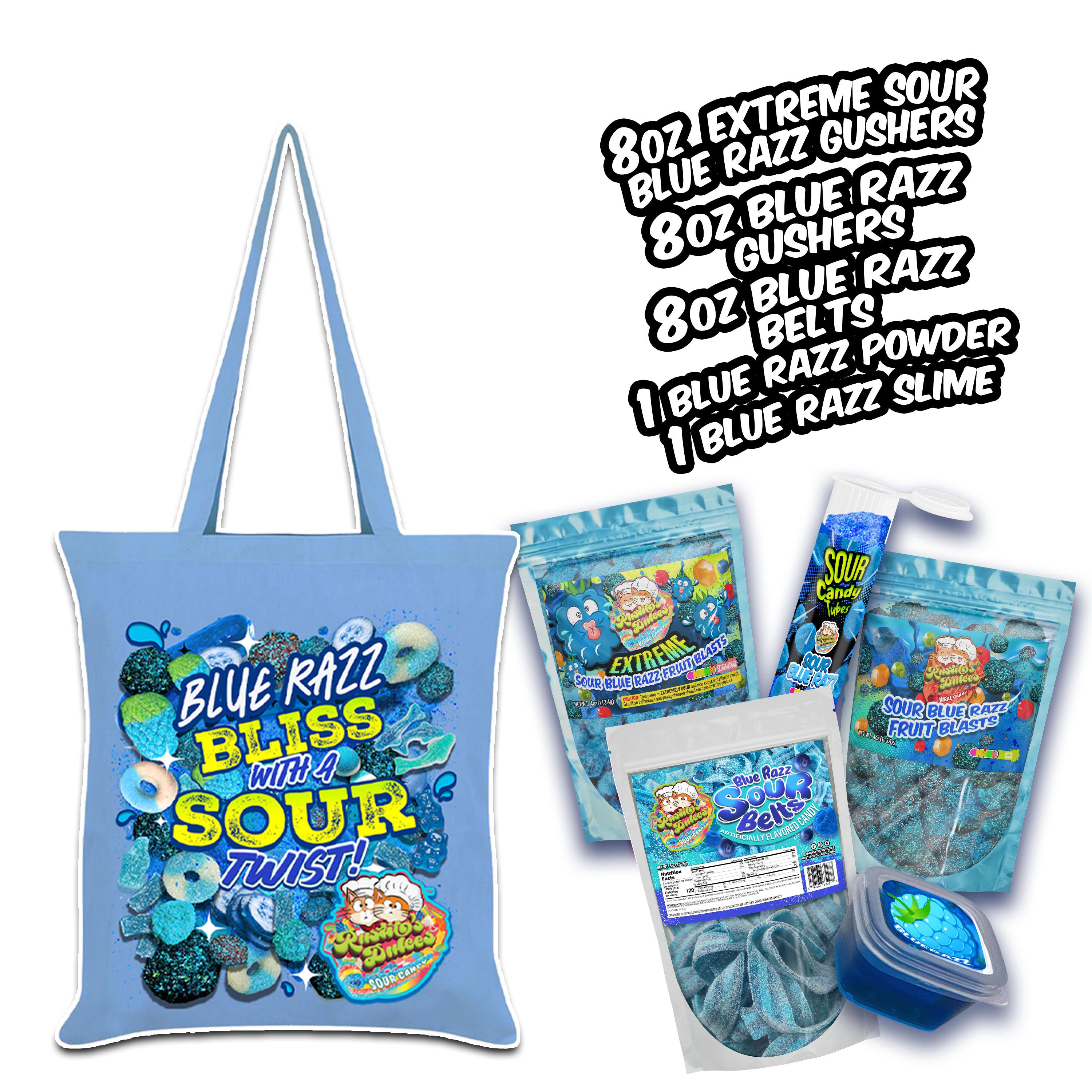 Blue Razz Bliss - Sour Blue Razz Lover’s Bundle with Tote Bag for Ultimate Flavor Experience