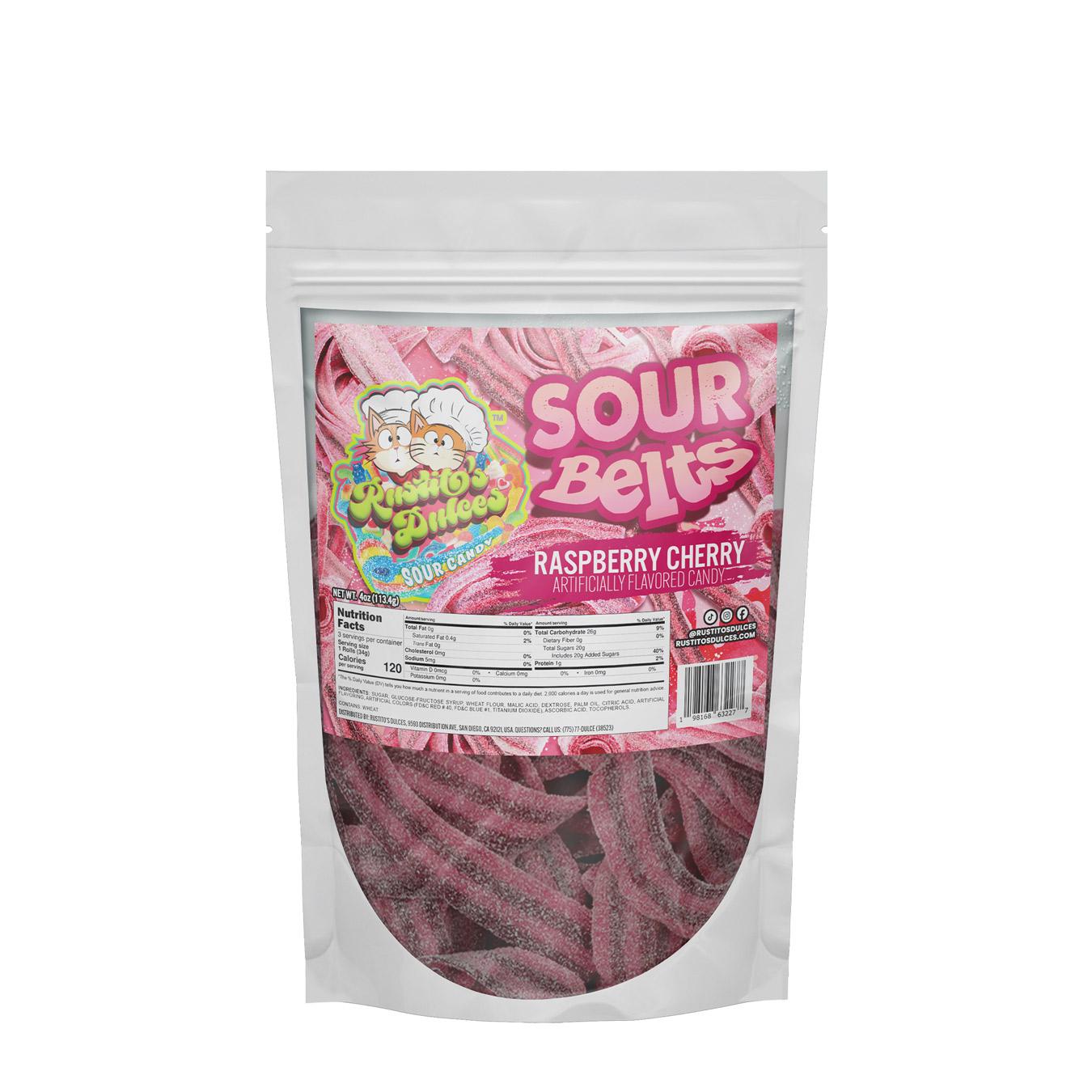 Raspberry Cherry Sour Belts