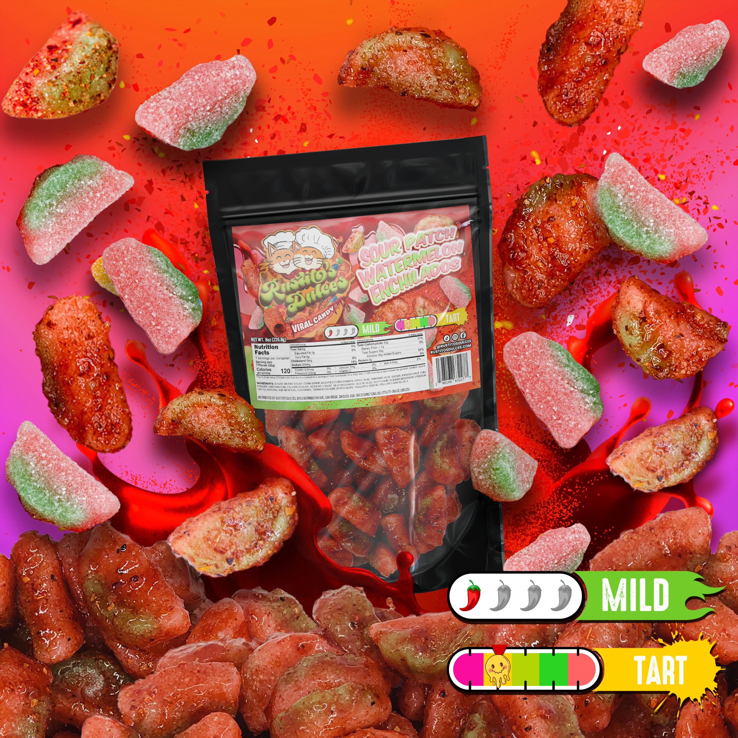Sour Patch Watermelon Enchilados