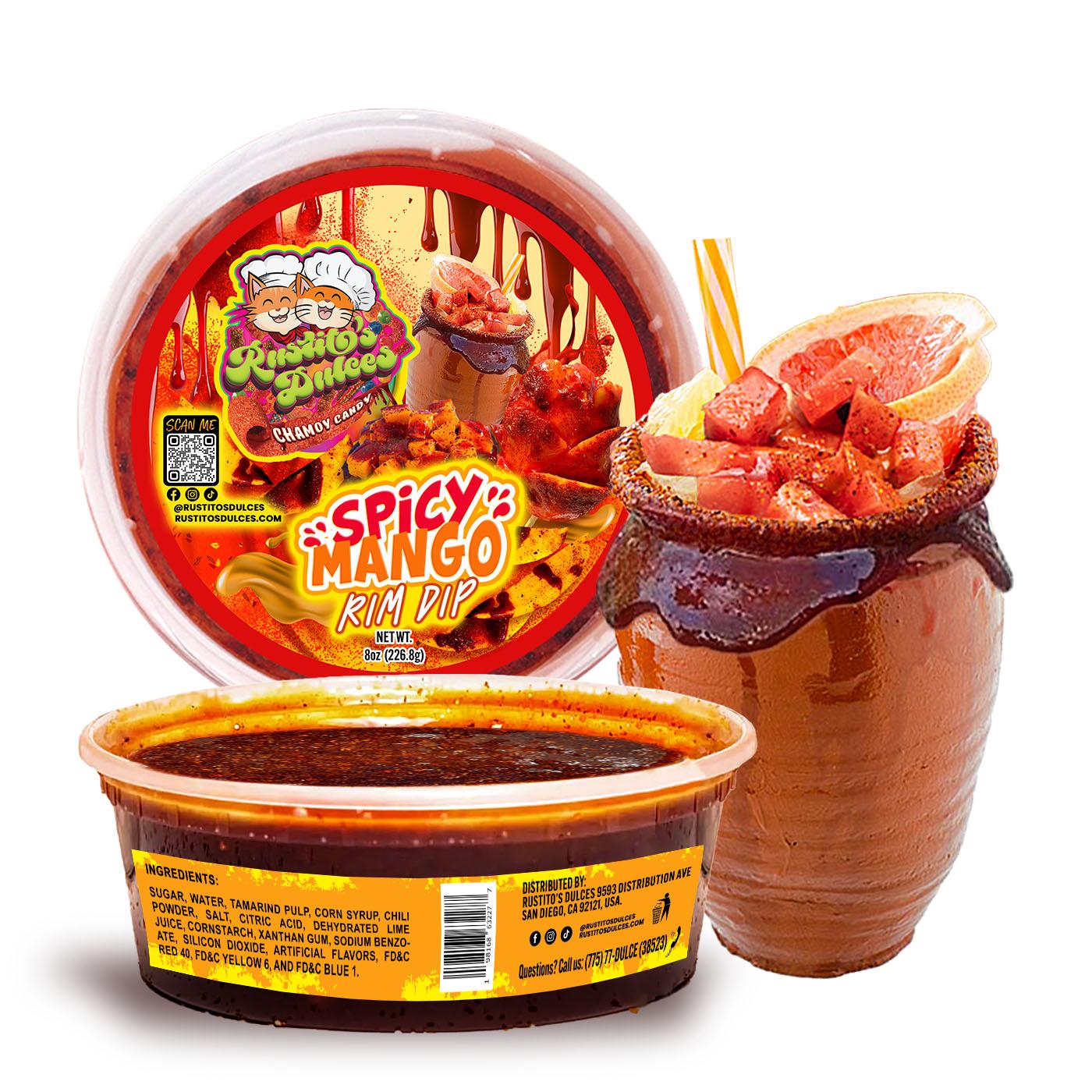 Spicy Mango Rim Dip - Sweet & Tangy Flavor Boost for Snacks and Treats