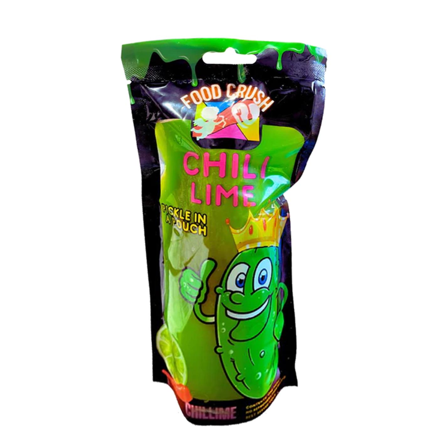 Food Crush Pickle 1pc Individual - Choose Your Flavor Cotton Candy Tangy Blue Razz Lime Grape Mango Snacks