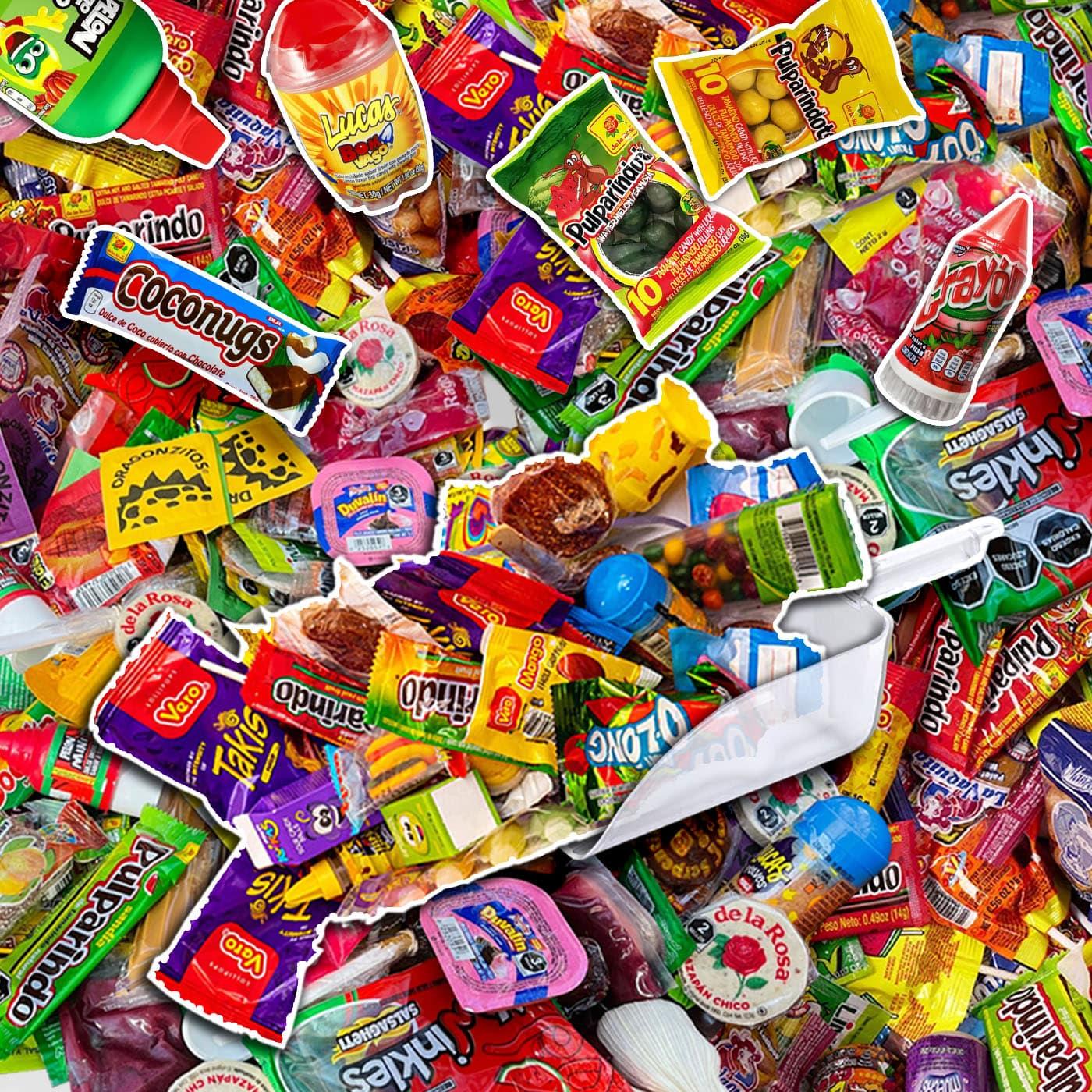 Small Mexican Candy Bag 1/2lb bag with all your favorite Mexican and American candies authentic mexican