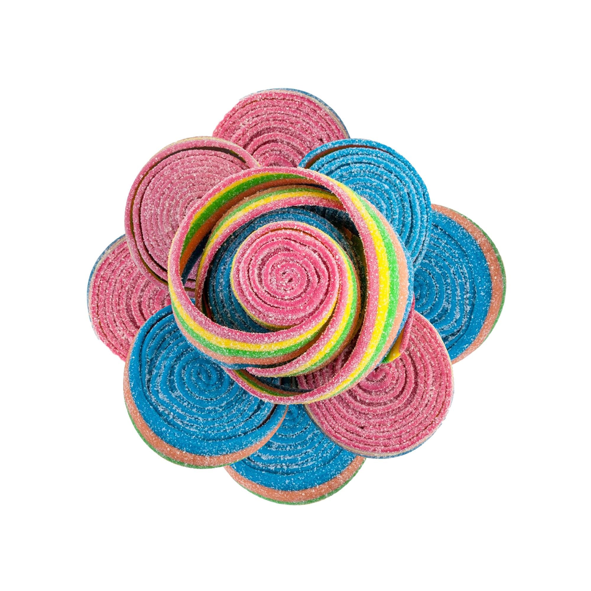 Rolled Rainbow Sour Belts