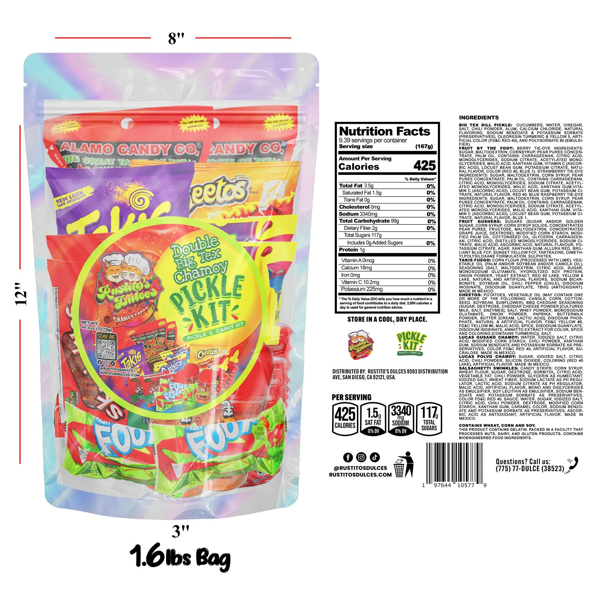 Double Big Tex Chamoy Pickle Kit - Explosive Mix of Sweet, Sour, and Heat!