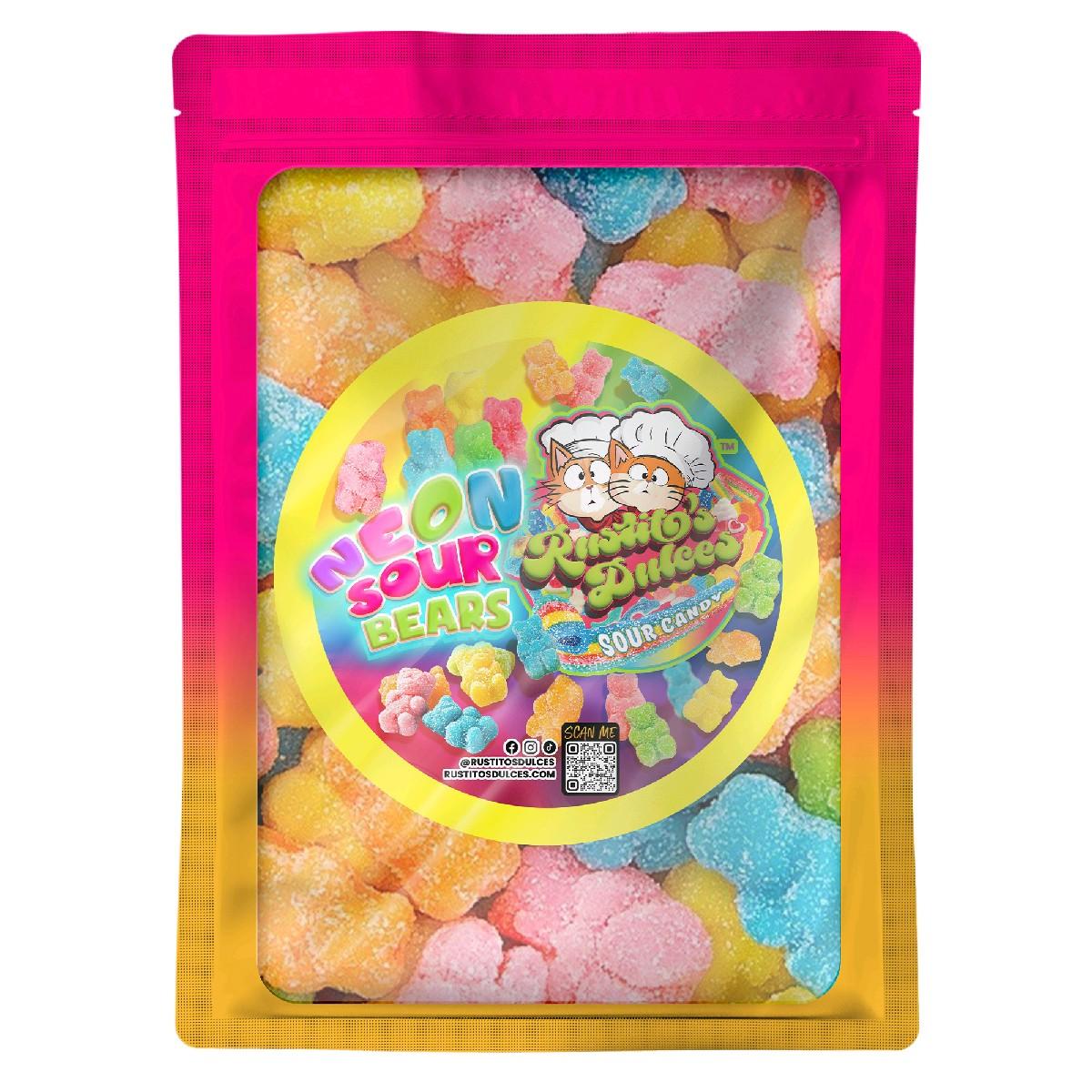 Neon Sour Gummy Bears