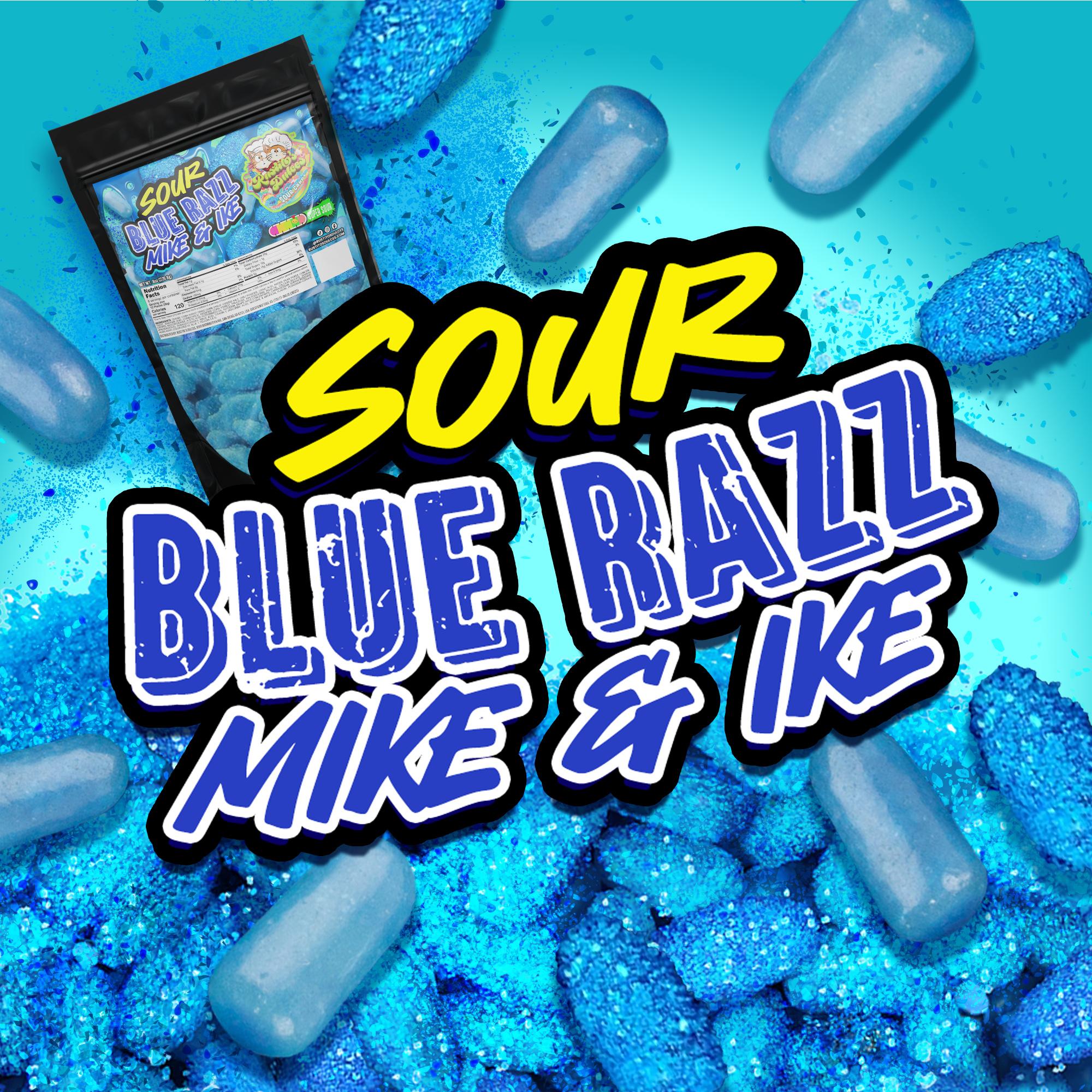 Sour Blue Razz Mike & Ike - Sweet, Super Sour & Addicting!