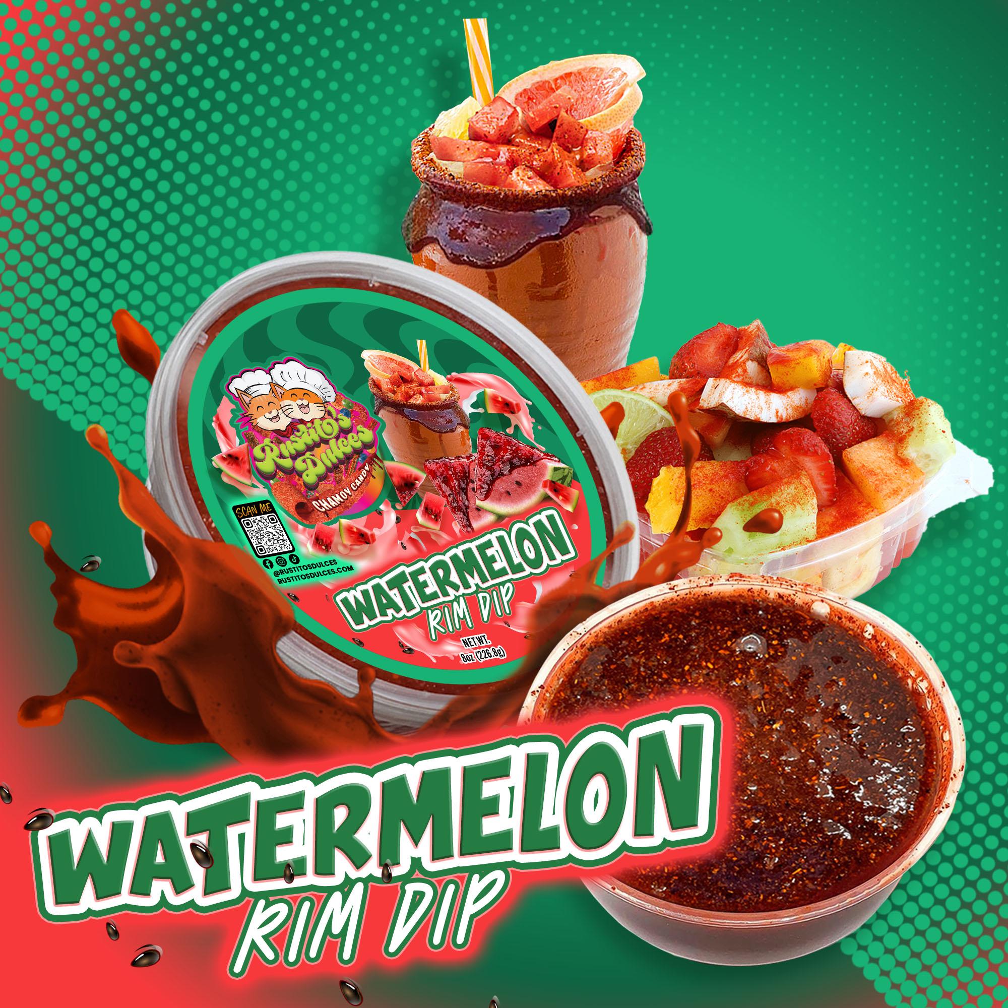 Watermelon Rim Dip - Sweet & Spicy Chamoy Flavor Elevation for your Snacks and Drinks