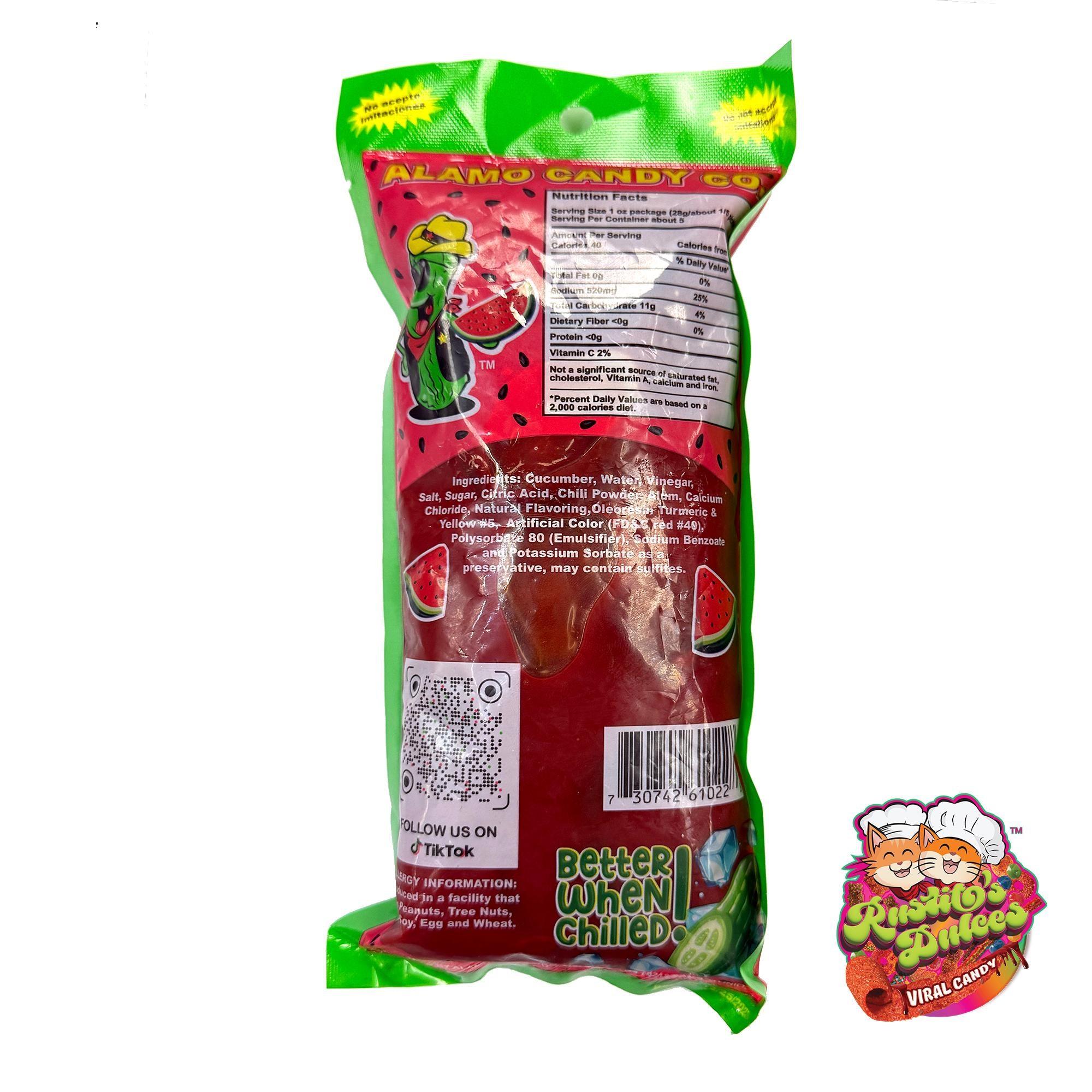 Big Tex Sandia Pickle Slices - Sweet and Tangy Watermelon Flavor
