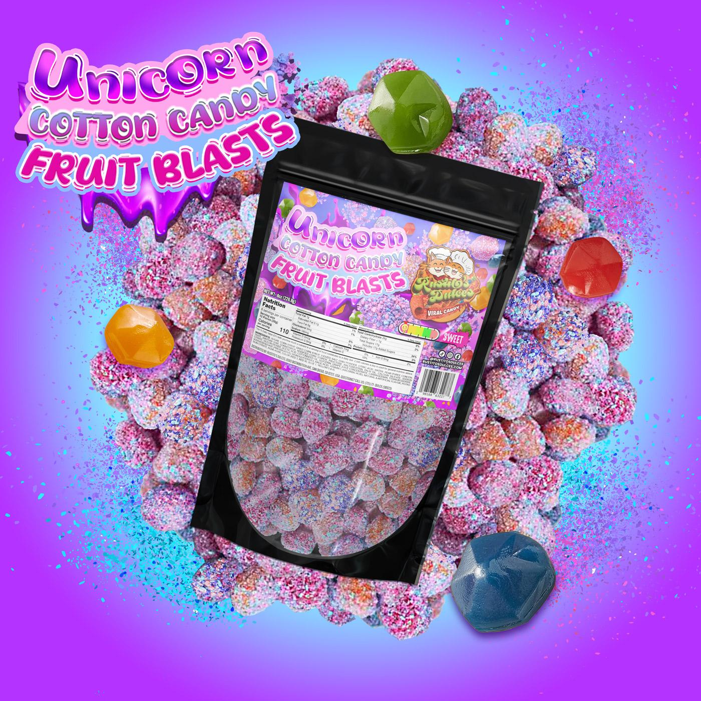 Unicorn Cotton Candy Flavored Fruit Blasts Cotton Candy Gushers A Sweet Flavor Adventure Awaits