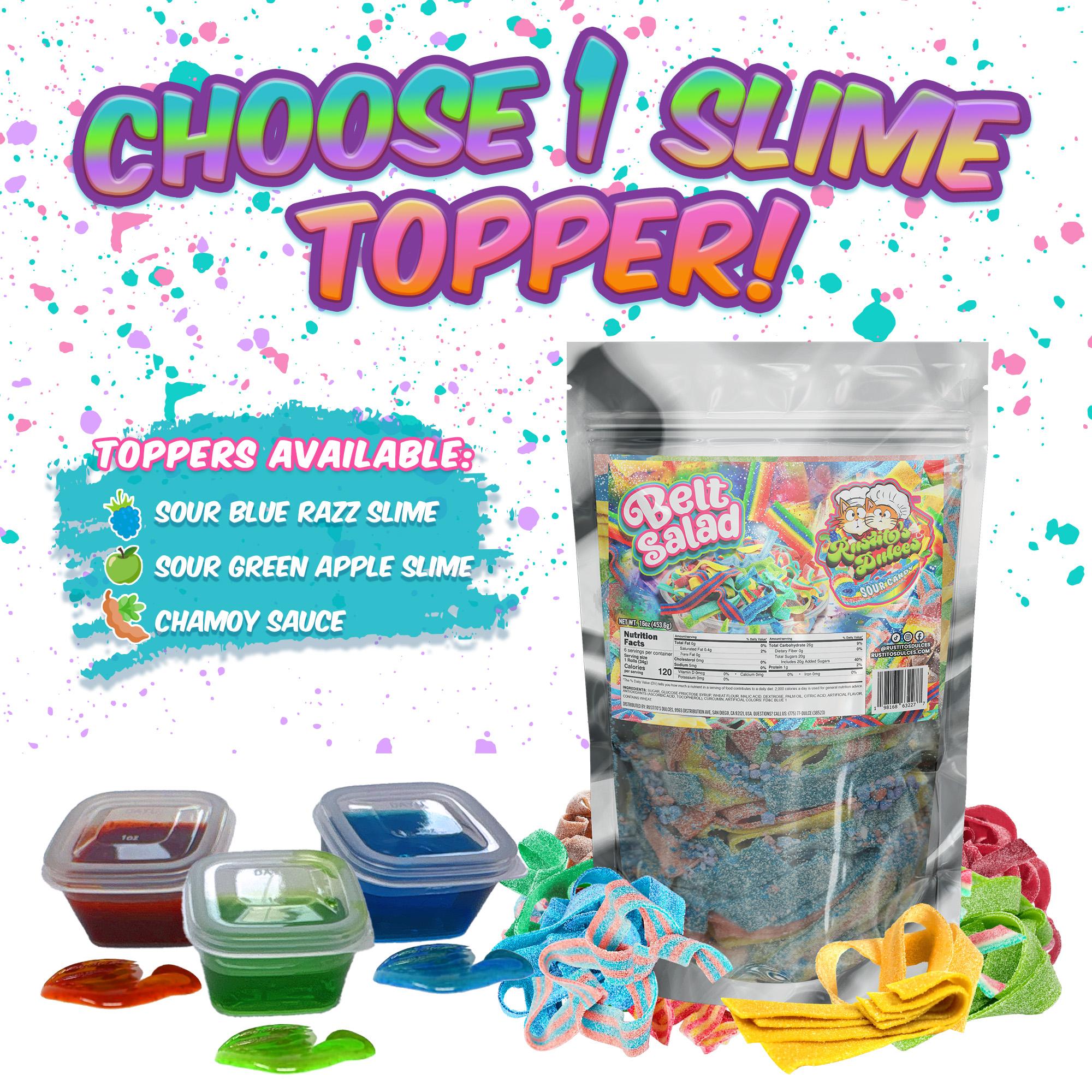 Sour Belt Salad with Customizable Toppers - Mix of Flavors for a Unique Taste Experience