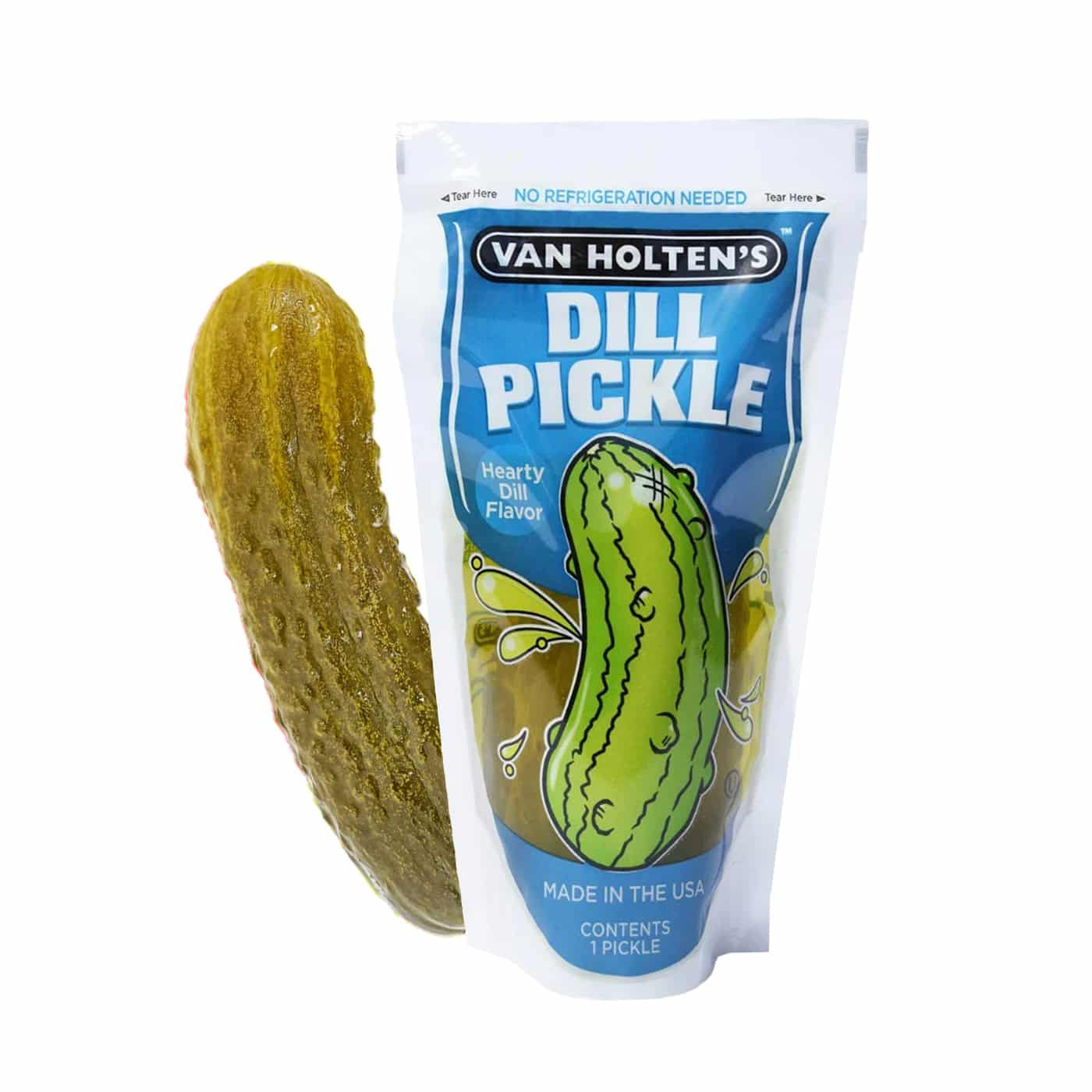 Van Holten's Jumbo Dill Pickle - Perfect for Pickle Lovers Calcium Natural pickles