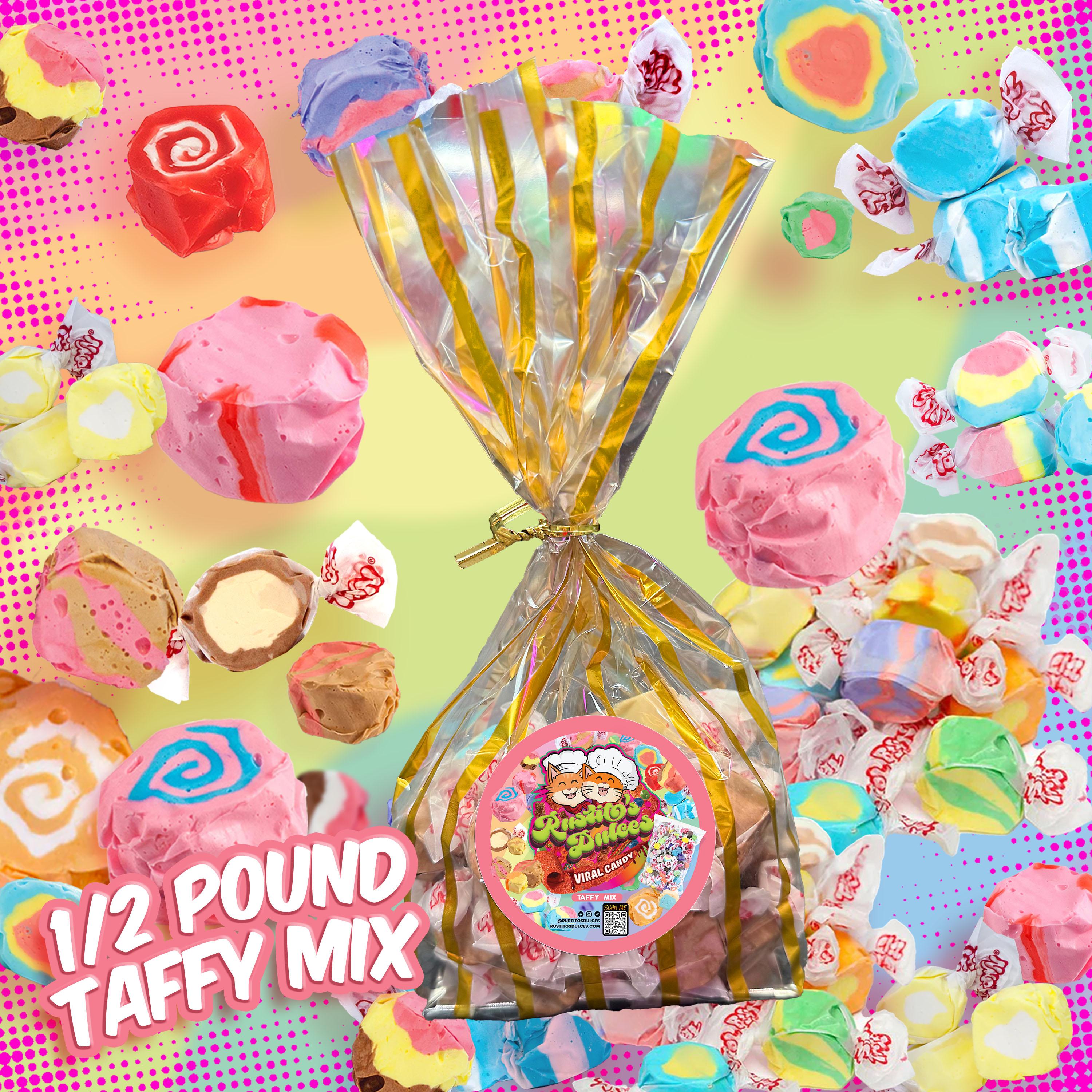 Taffy Variety Pack - Assorted Flavors Including Cotton Candy, Cookies & Cream, and More Snack