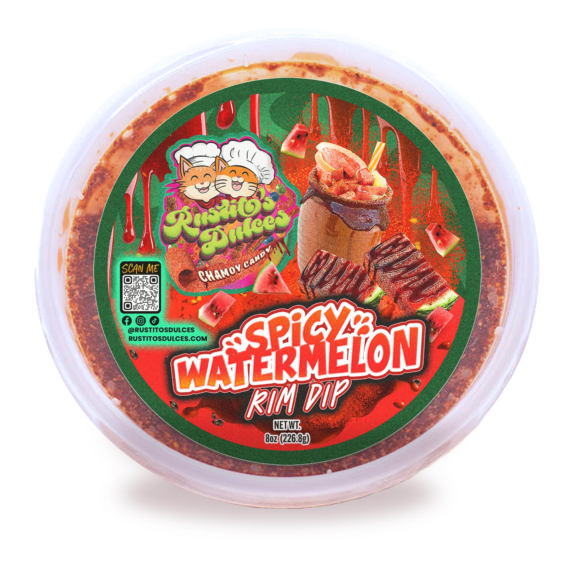 Spicy Watermelon Rim Dip - A Chamoy Flavor Explosion for Your Snacks and Drinks!