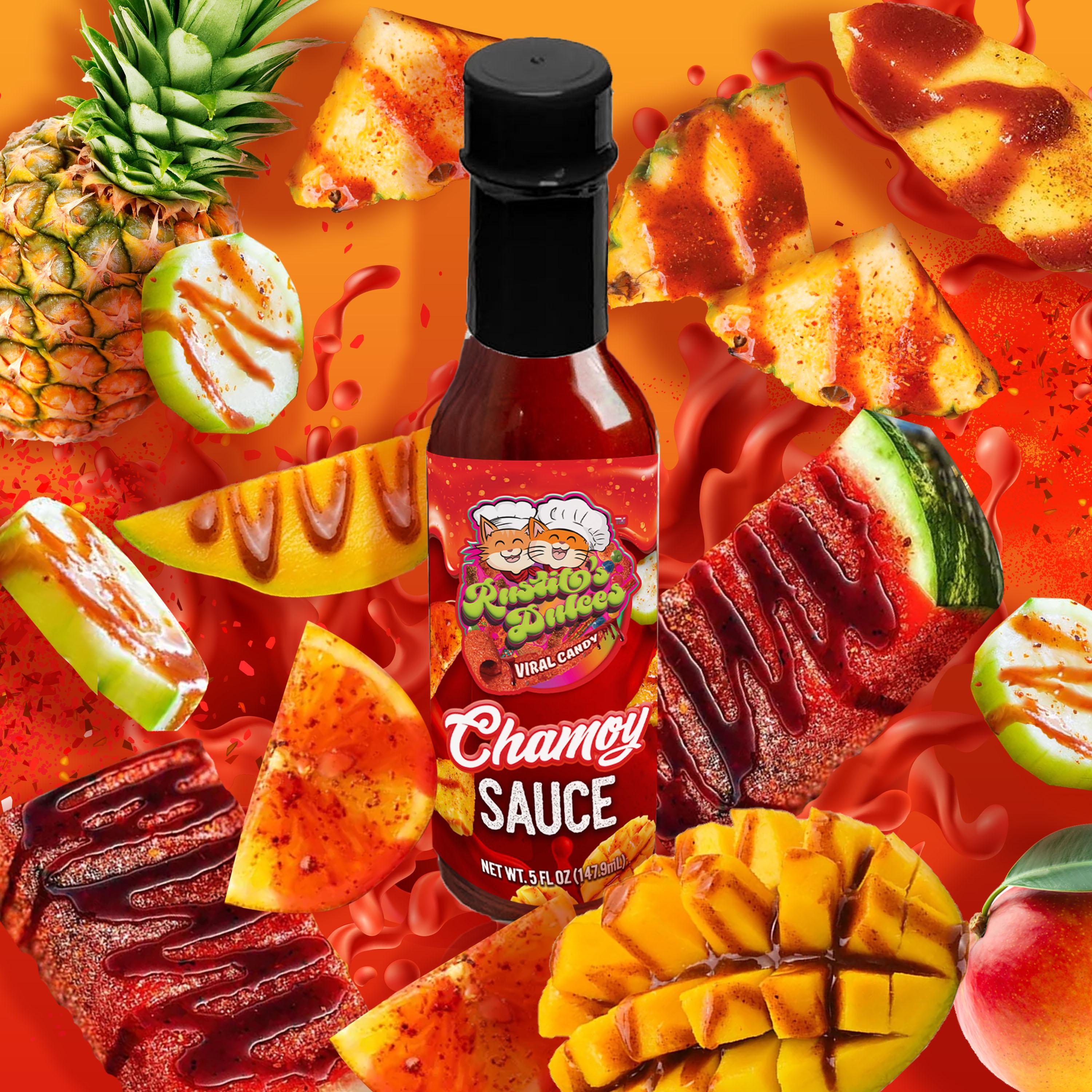 Rustito's Chamoy Sauce 5oz Bottle - Add a burst of tangy chamoy flavor to your treats!