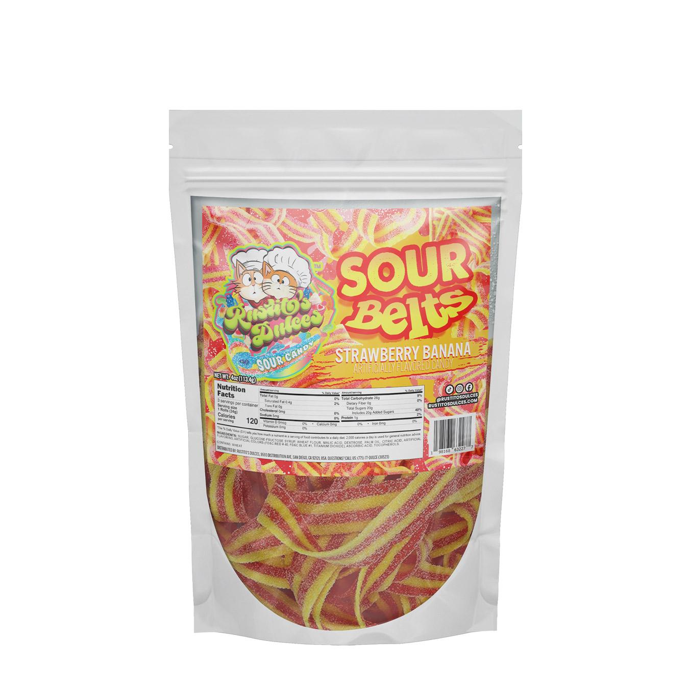 Strawberry Banana Sour Belts