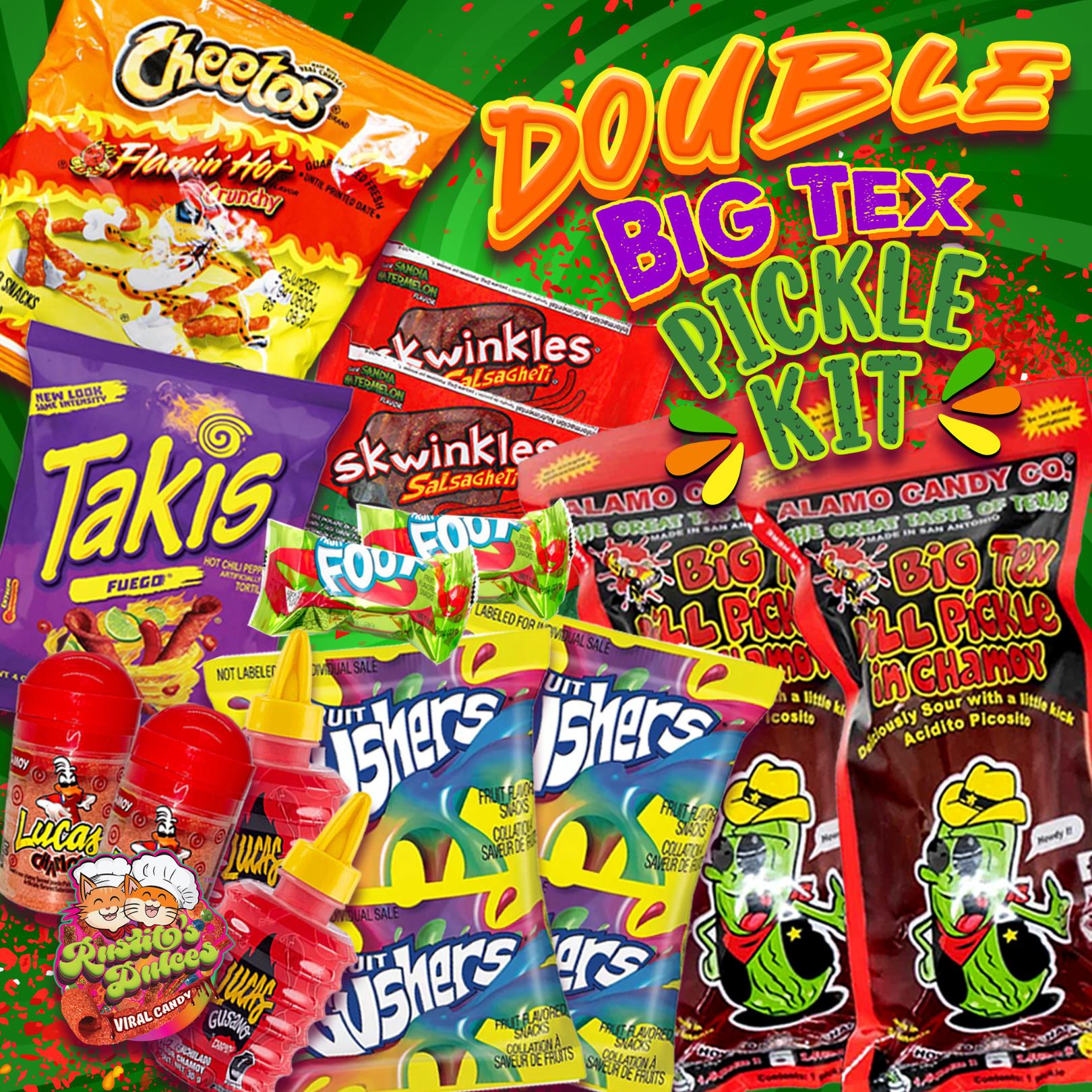 Double Big Tex Chamoy Pickle Kit - Explosive Mix of Sweet, Sour, and Heat!