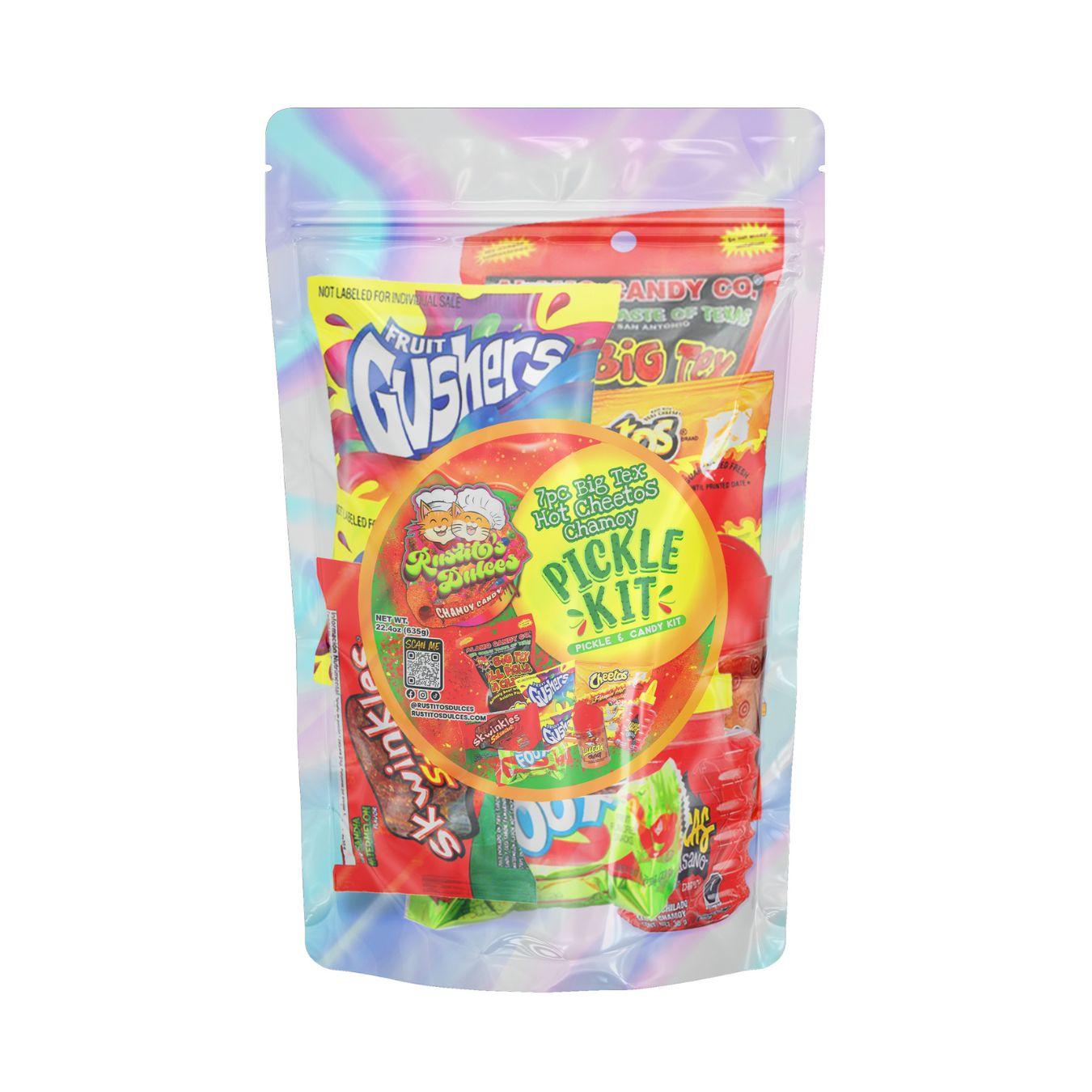 7pc. Big Tex Hot Cheetos Chamoy Pickle Kit