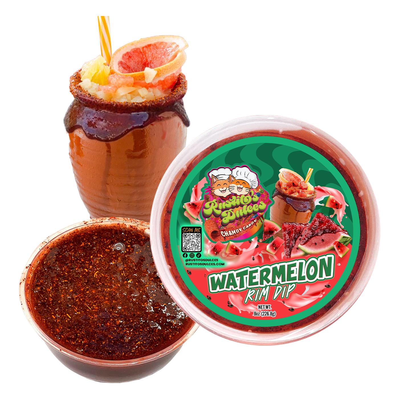Watermelon Rim Dip - Sweet & Spicy Chamoy Flavor Elevation for your Snacks and Drinks