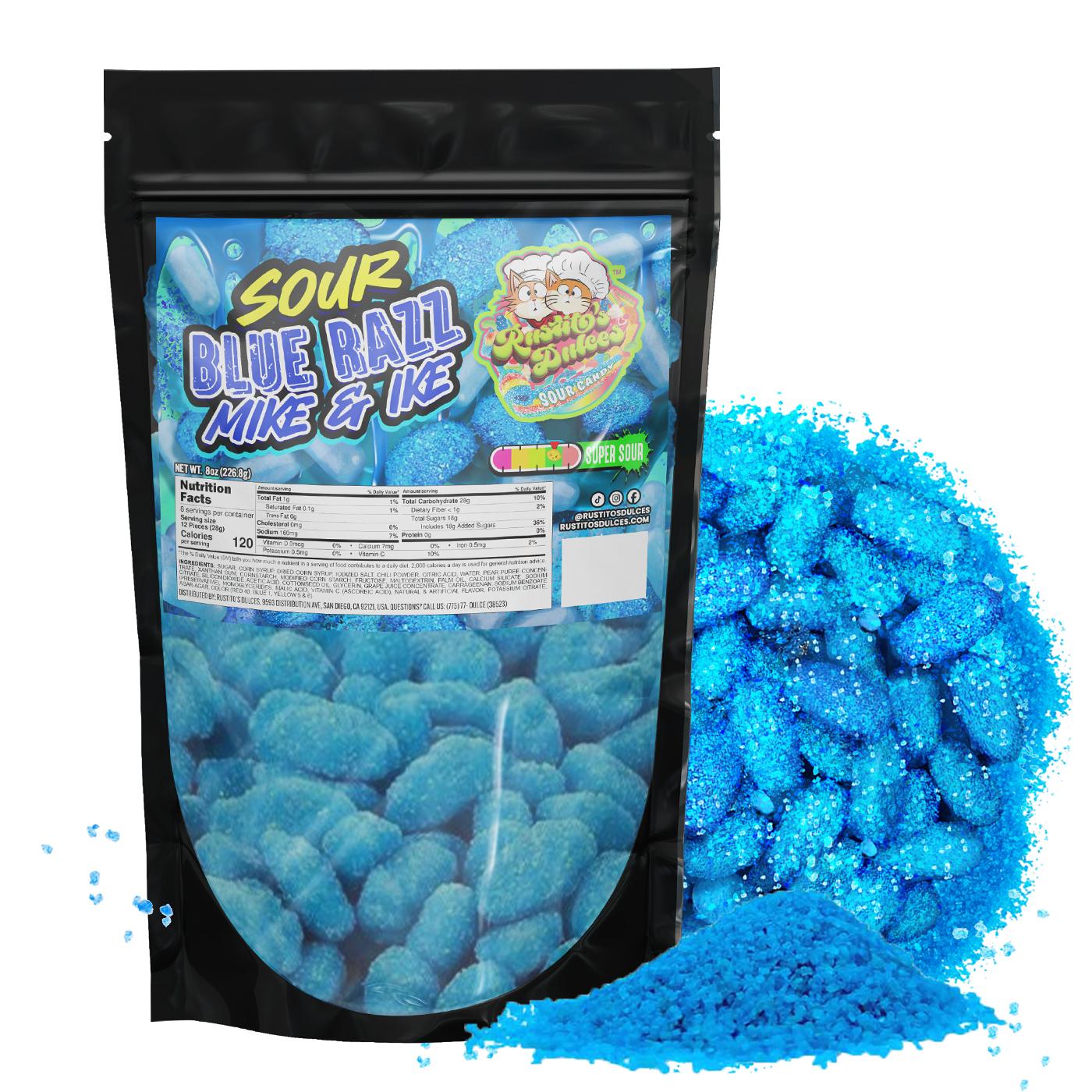 Sour Blue Razz Mike & Ike - Sweet, Super Sour & Addicting!