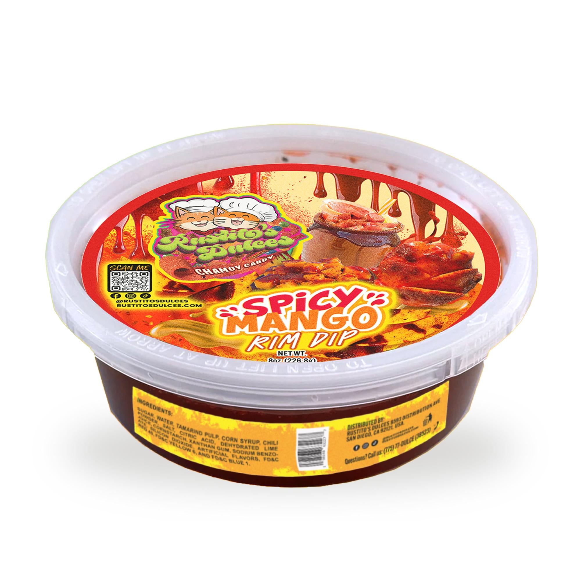 Spicy Mango Rim Dip - Sweet & Tangy Flavor Boost for Snacks and Treats