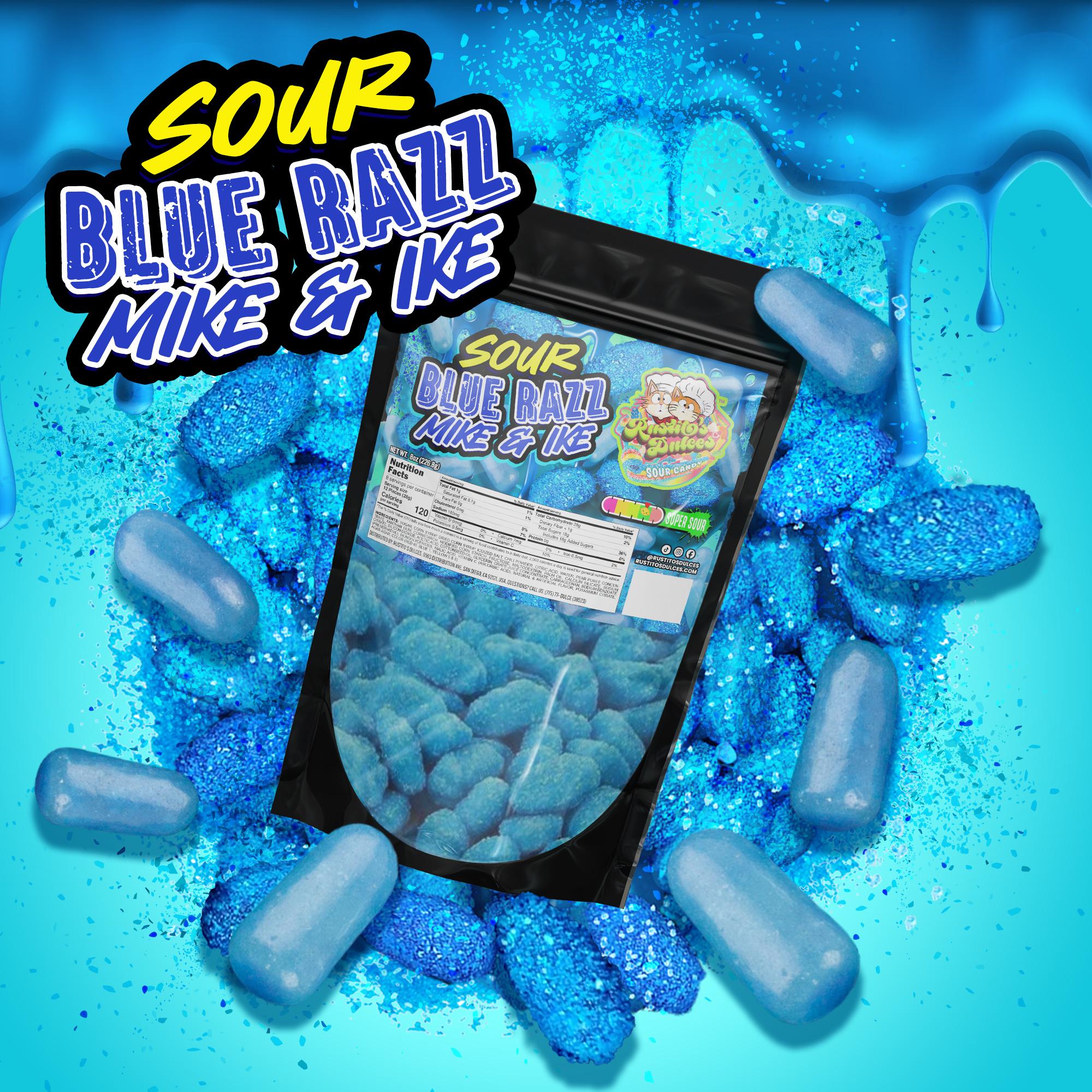 Sour Blue Razz Mike & Ike - Sweet, Super Sour & Addicting!