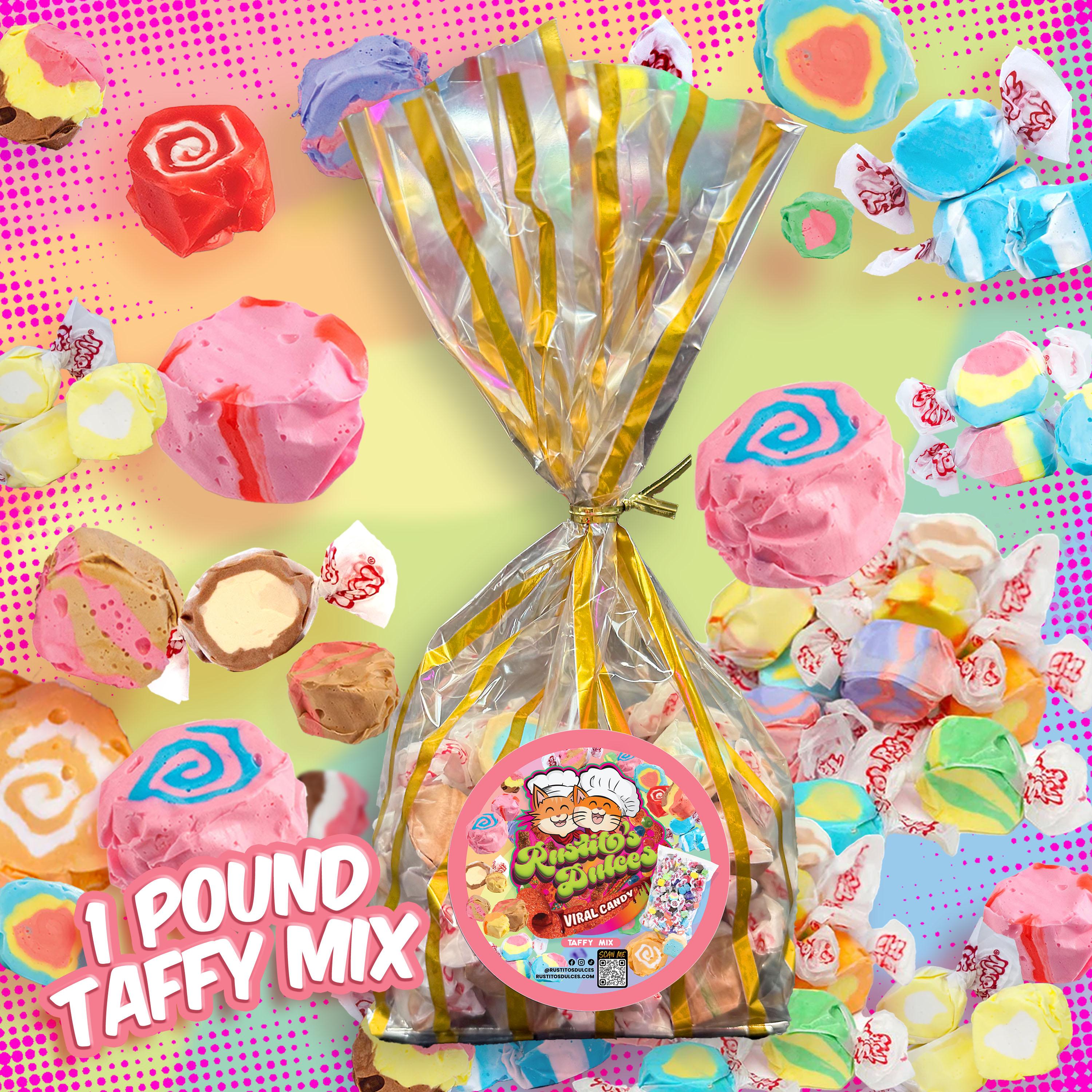Taffy Variety Pack - Assorted Flavors Including Cotton Candy, Cookies & Cream, and More Snack
