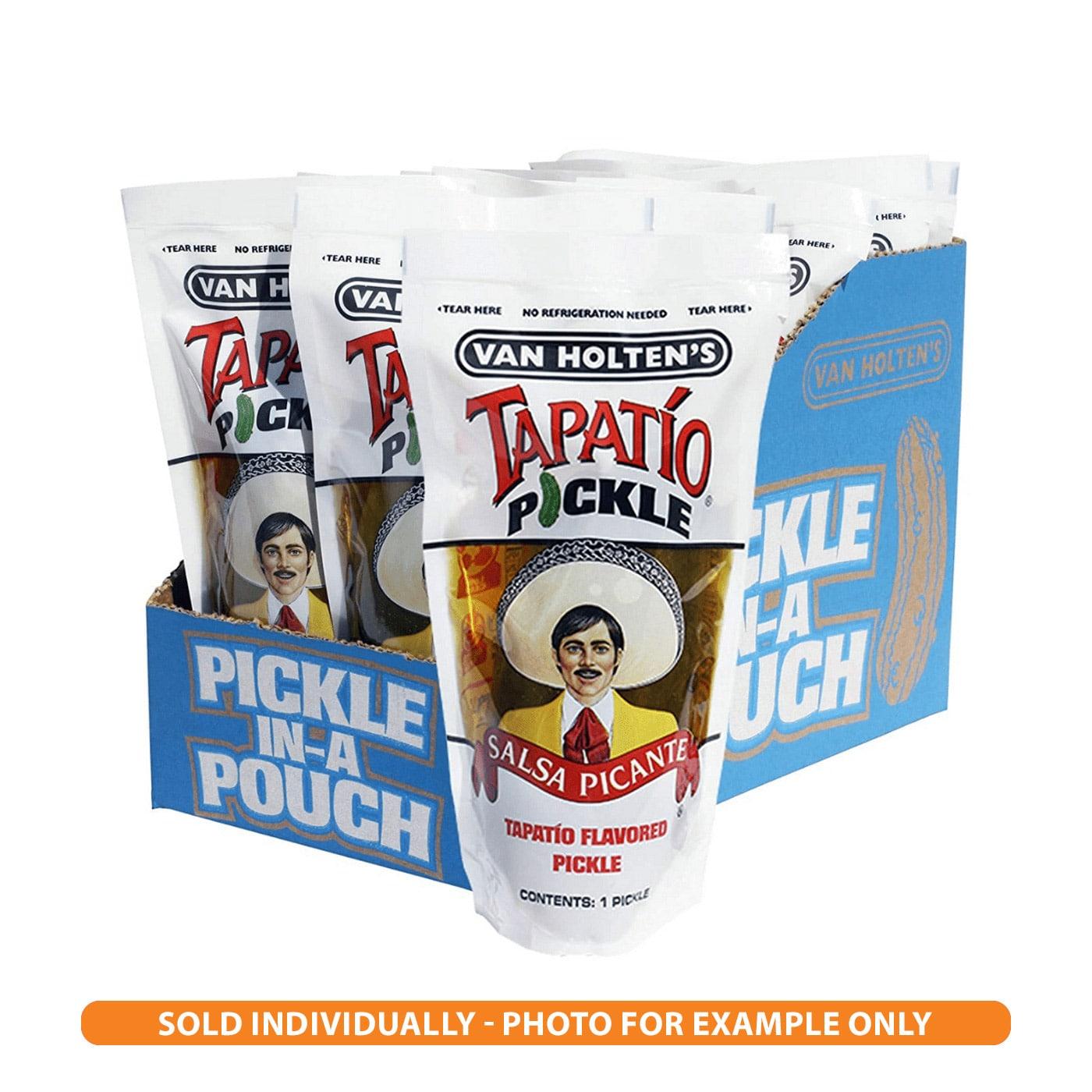 Van Holten's Tapatio Pickle - Spicy Dill Flavored Pickle-in-a-Pouch - Pickled Cucumber Food pickles